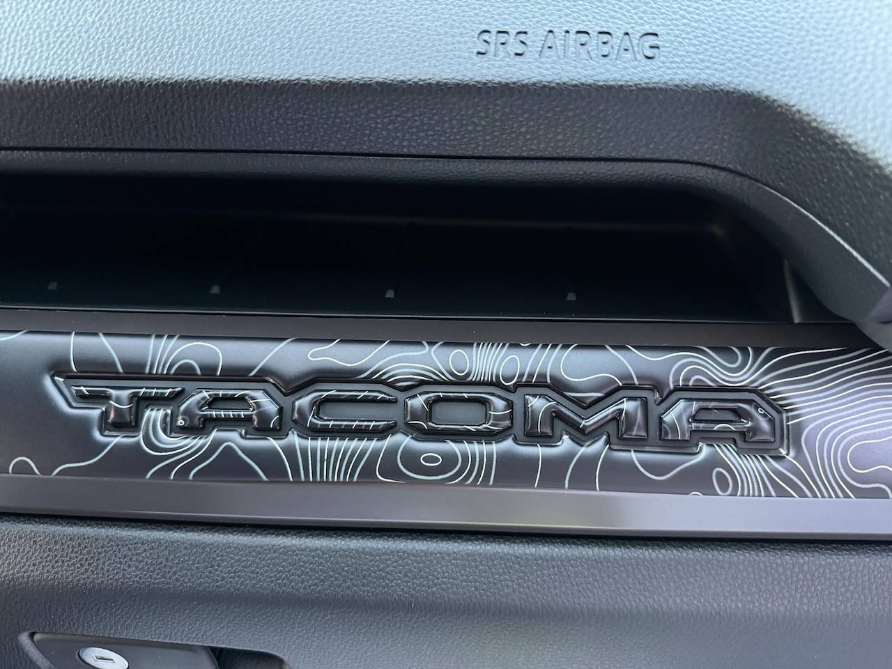 2024 Tacoma First round of TUFSKINZ trim installed! DashLettersDone