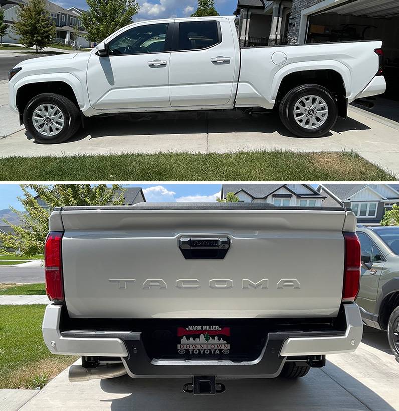 2024 Tacoma What did you do TO / WITH your 4th gen Tacoma today?! 👨‍🏭 🧰 📸 debadge