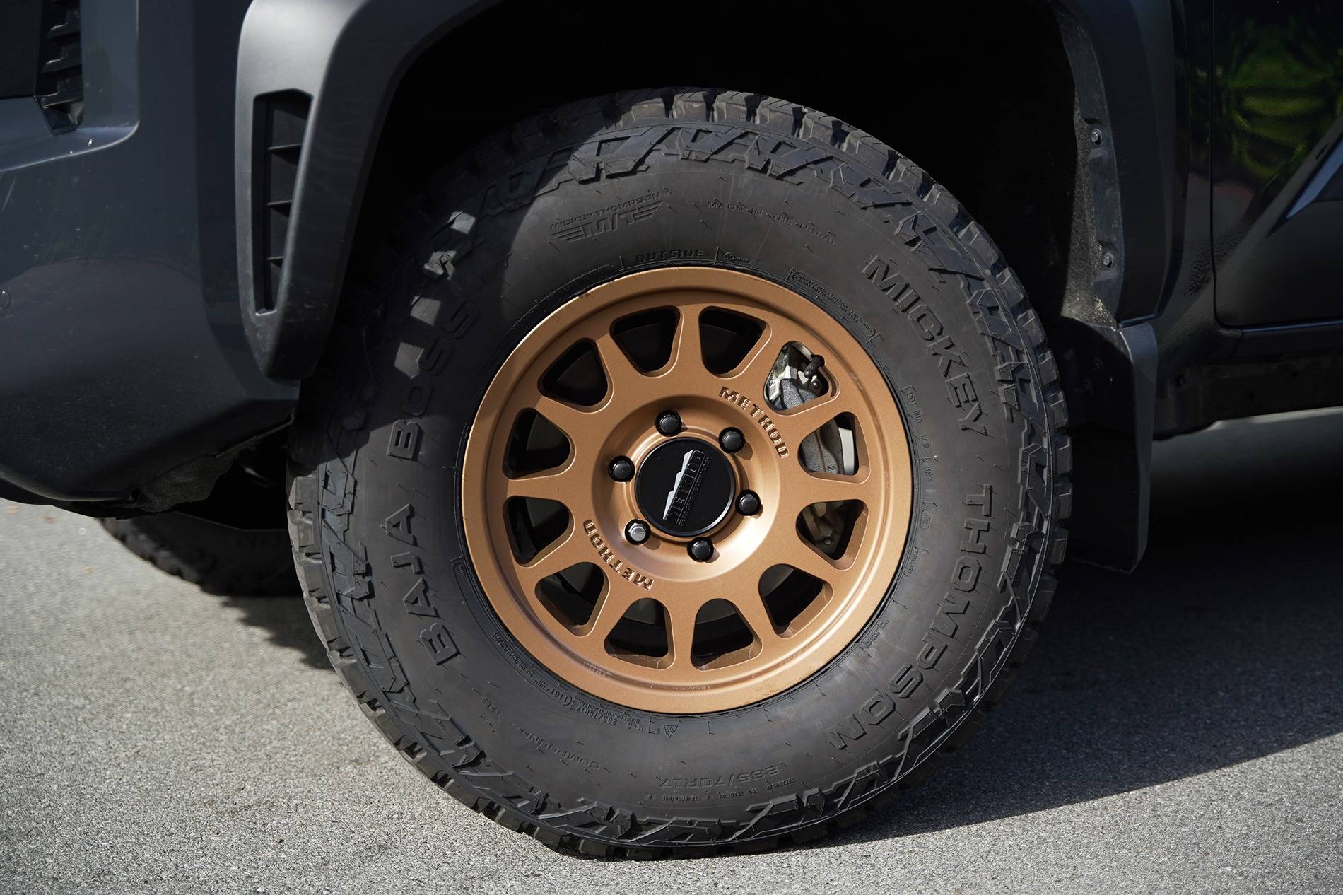 2024 Tacoma Method 703 +35 Bronze w/ Mickey Thompson Baja Boss AT P285/70/r17 DSC05667