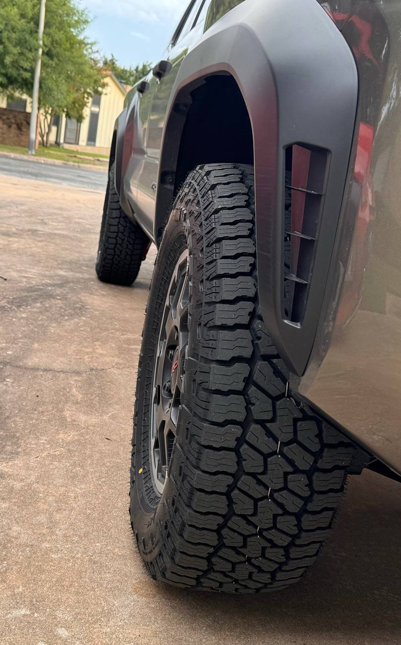 2024 Tacoma Amazing what a tint, tires, and chin tuck will do to these trucks (265/70 R18 Falken Wildpeak A/T4 installed) FullSizeRender