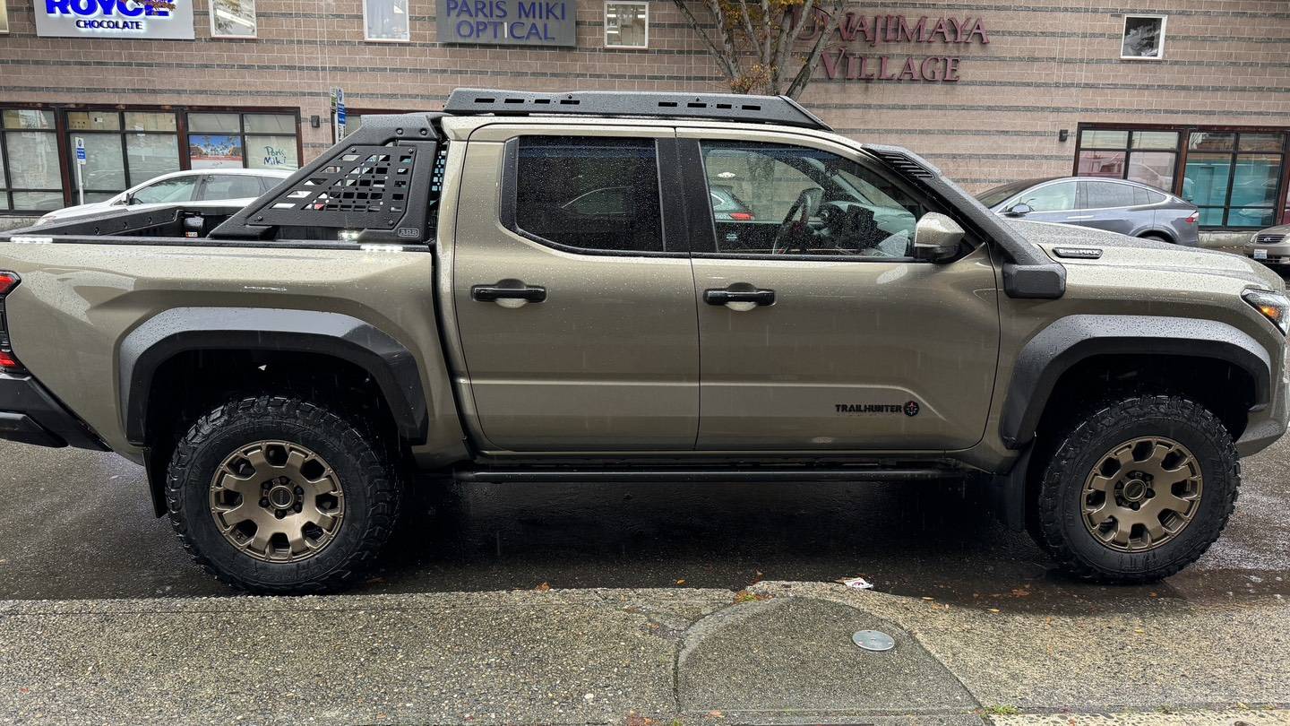 2024 Tacoma *UPDATE* - 285/17/R18 BF Goodrich KO3 tires on stock Trailhunter - before & after photos Image20241031080941