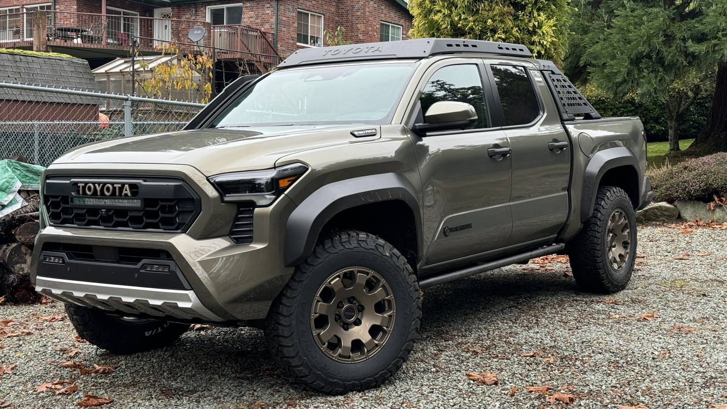 2024 Tacoma *UPDATE* - 285/17/R18 BF Goodrich KO3 tires on stock Trailhunter - before & after photos Image20241113085751