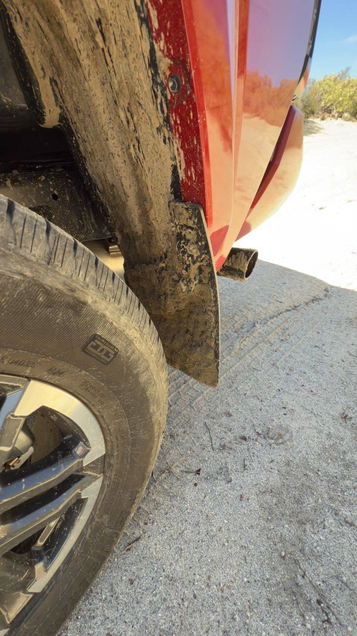 2024 Tacoma SUCCESSFUL RESULTS - WeatherTech Mud Flaps IMG_0142