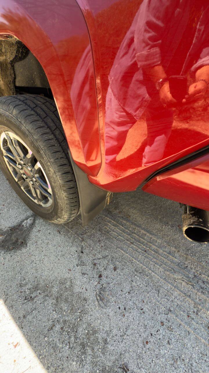 2024 Tacoma SUCCESSFUL RESULTS - WeatherTech Mud Flaps IMG_0143