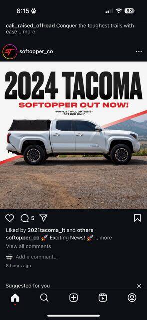 2024 Tacoma SOFT TOPPER - Has anyone bought one and is running one? IMG_0237