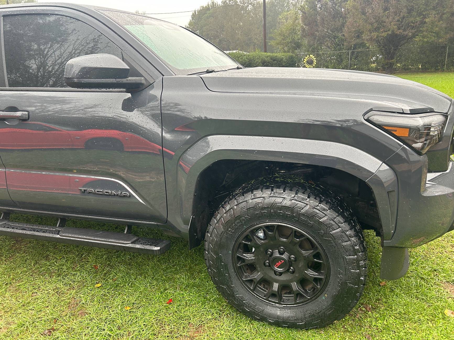 2024 Tacoma Got some new tires today - 275/70r18 Nitto Recon Grappler A/T. Let me what ya think! IMG_0308