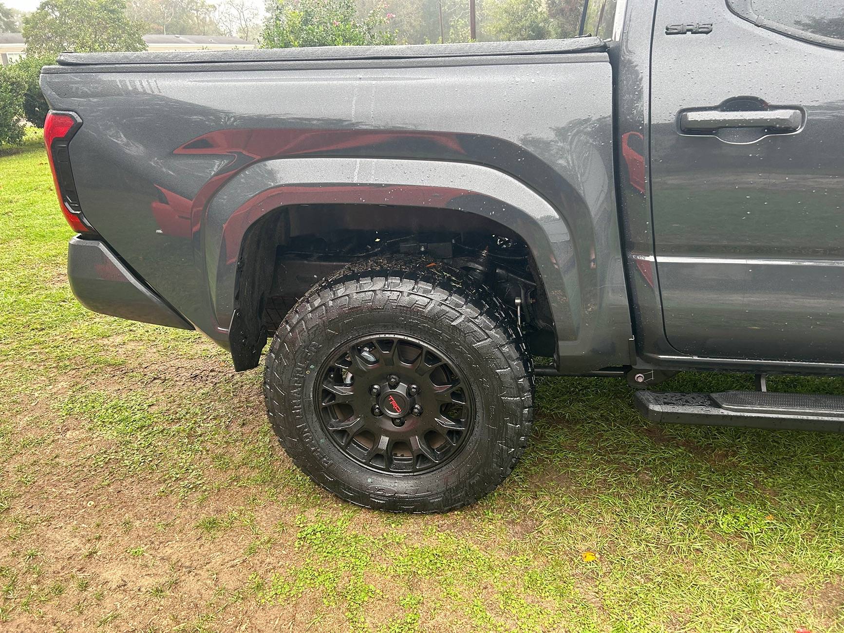 2024 Tacoma Got some new tires today - 275/70r18 Nitto Recon Grappler A/T. Let me what ya think! IMG_0309