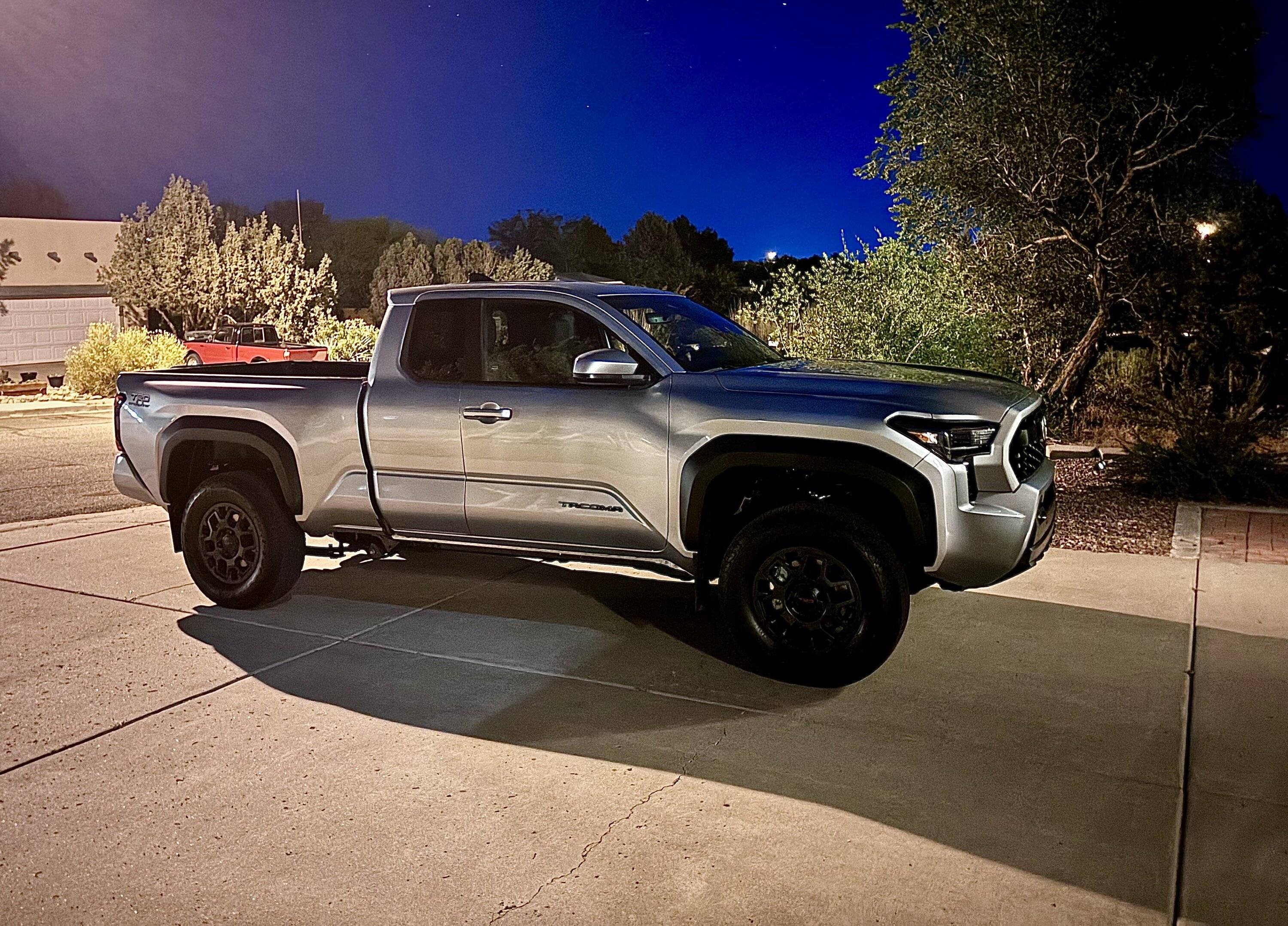 2024 Tacoma Xtracab 2024 Tacoma SR5 in Celestial Silver Metallic w/ better photos, different wheels, and a basic review IMG_0345