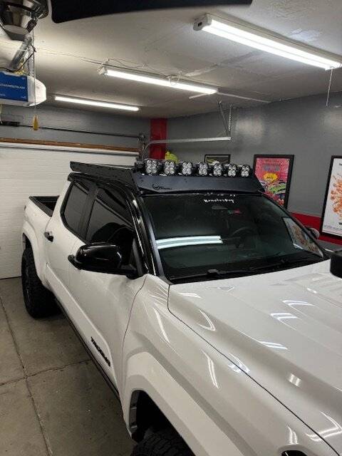 2024 Tacoma Installed Prinsu Pro Roof Rack and Baja Designs 7 Linkable Light Bar IMG_0379