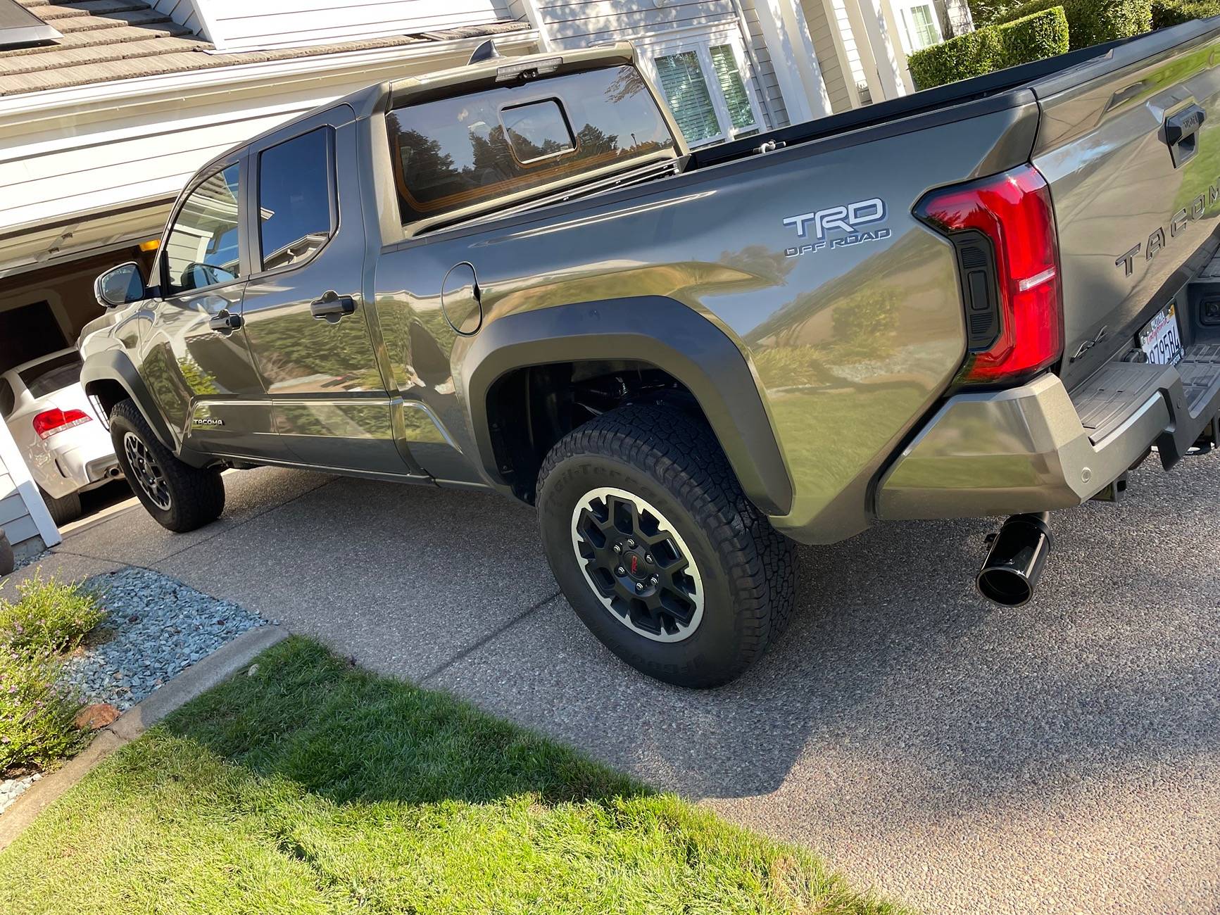 2024 Tacoma OEM Exhaust tip installed IMG_0458