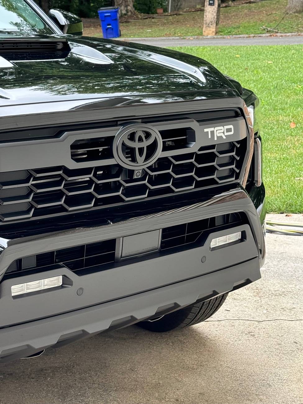 2024 Tacoma Blacked emblem and added TRD label. IMG_0491