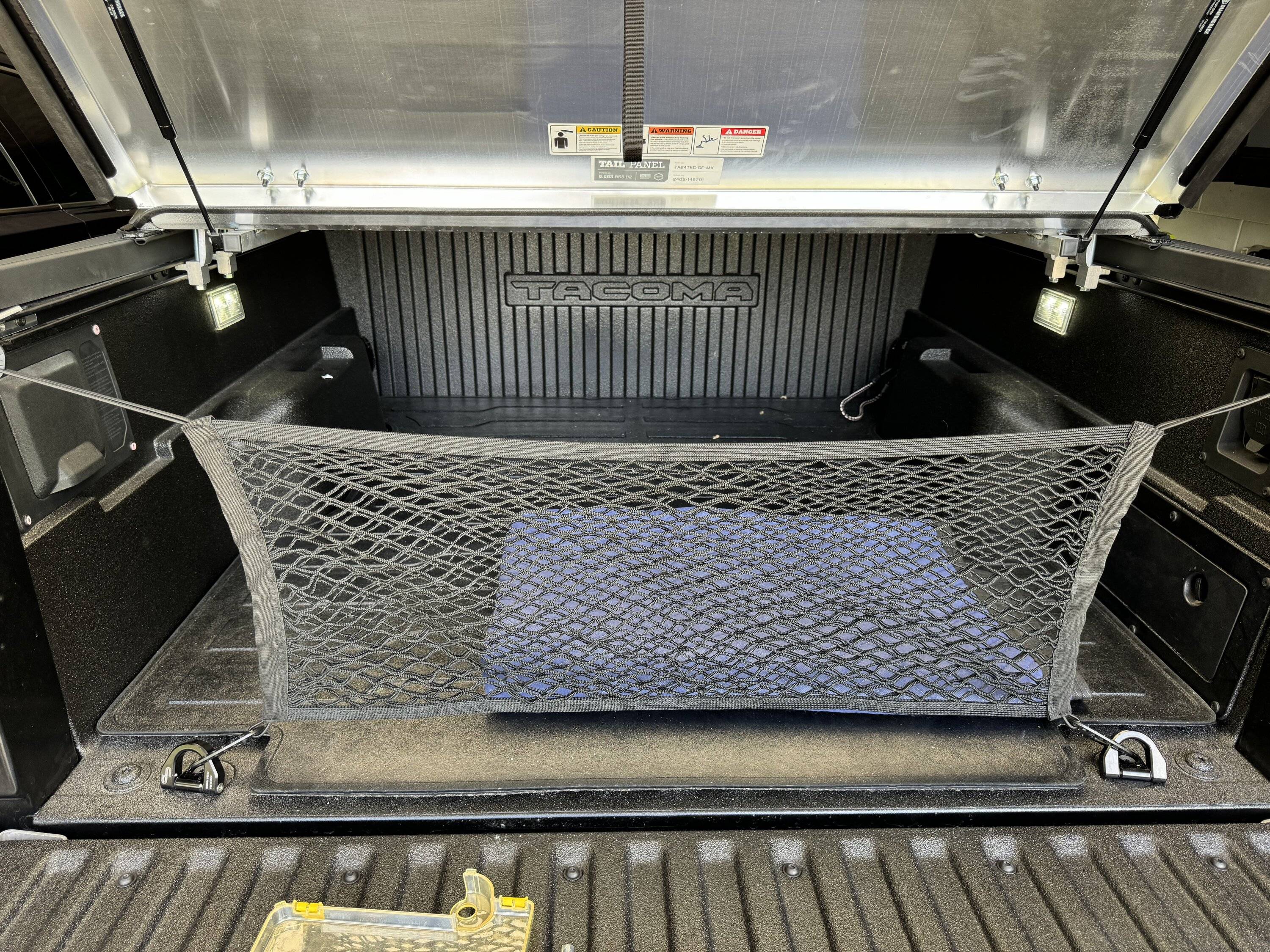 2024 Tacoma Muslogy Auto Hidden Console and Cargo Net Review IMG_0588