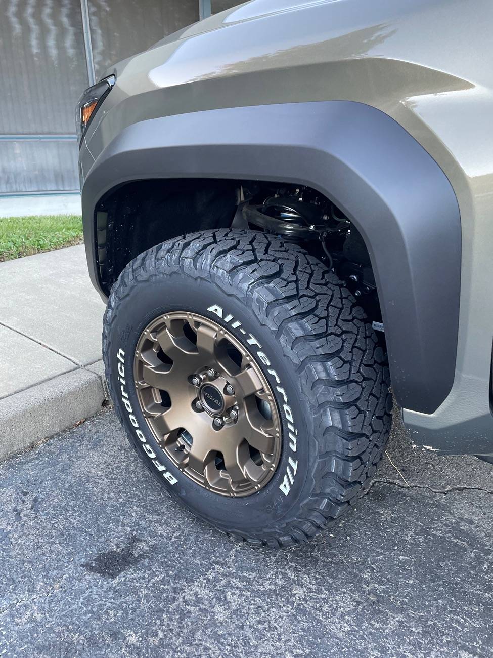 2024 Tacoma *UPDATE* - 285/17/R18 BF Goodrich KO3 tires on stock Trailhunter - before & after photos IMG_0606