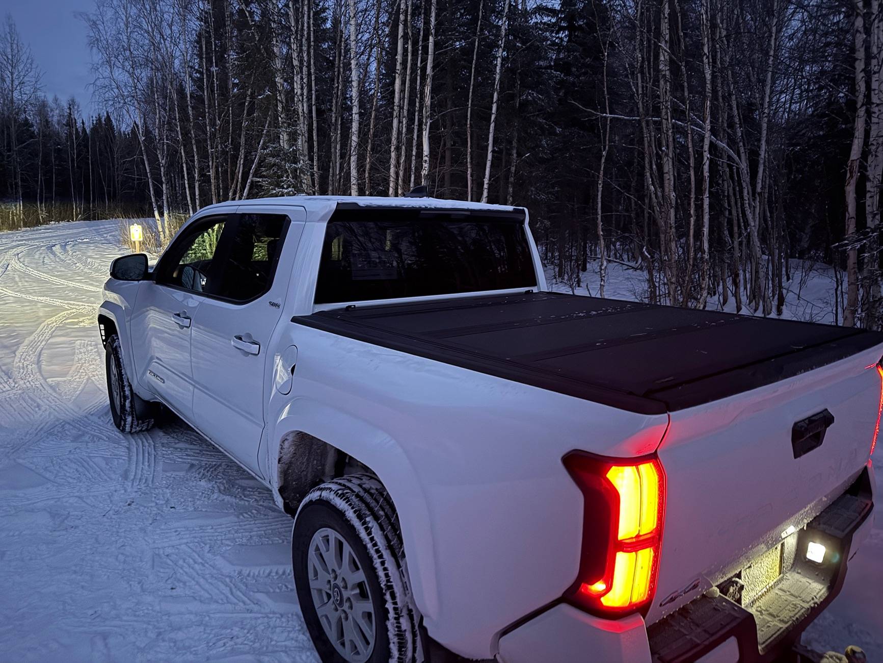 2024 Tacoma OEM Trifold Tonneau. Bed rack options IMG_0665