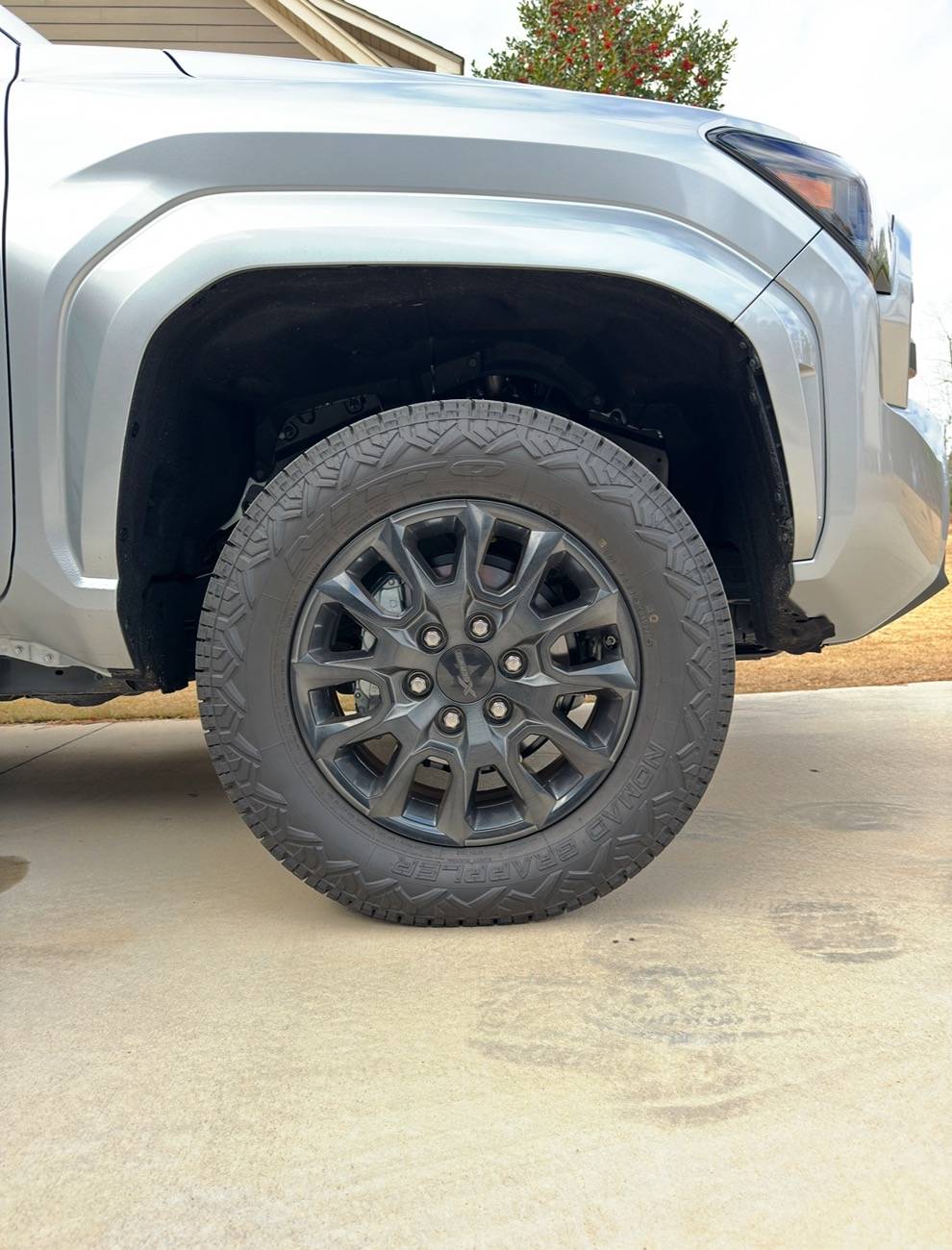 2024 Tacoma 2024 Toyota Tacoma sr5 what are y’all’s thought on this. these oem rims seem to be extremely rare. let me know what yall think how it looks IMG_1196