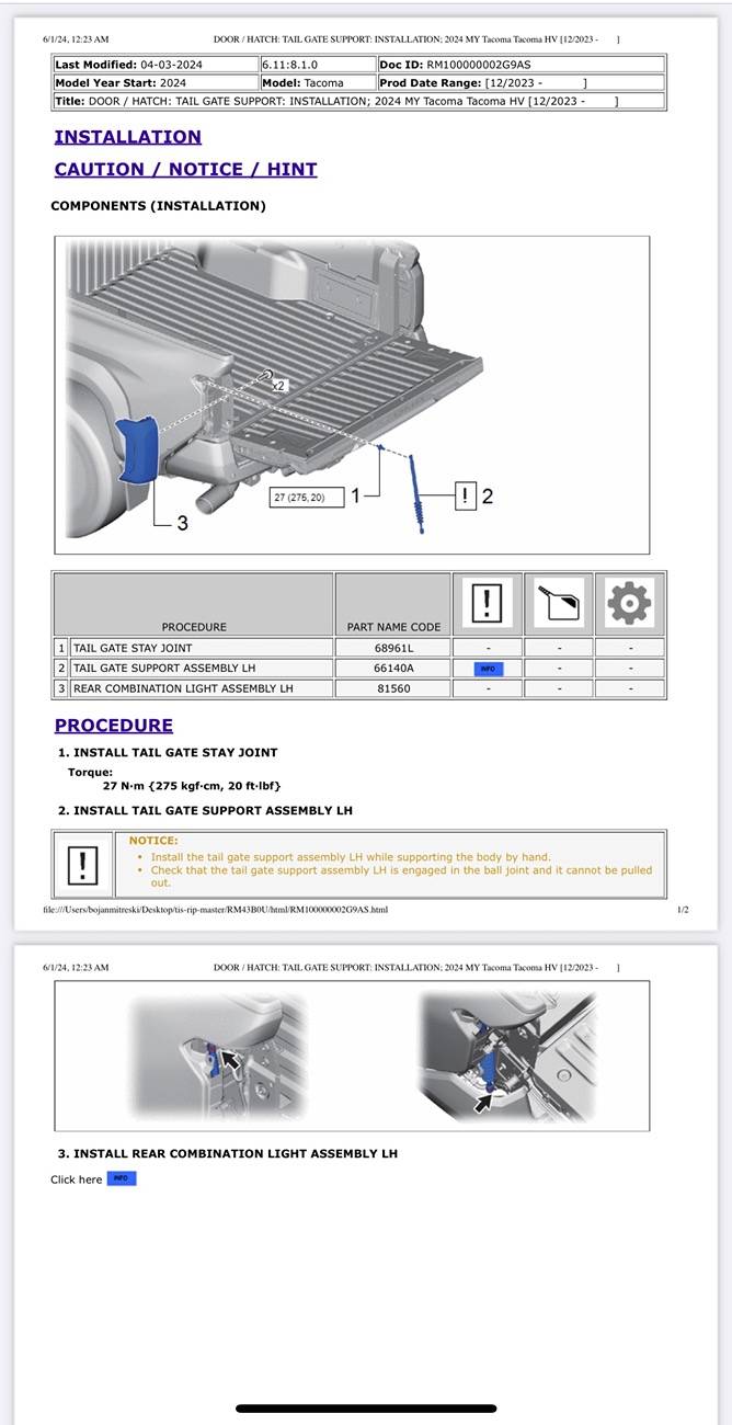 2024 Tacoma Tail Gate Assist (SR5) ? IMG_1338