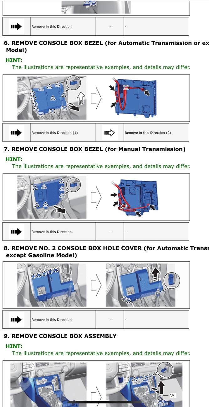 2024 Tacoma Removal of panel around chargers IMG_1526