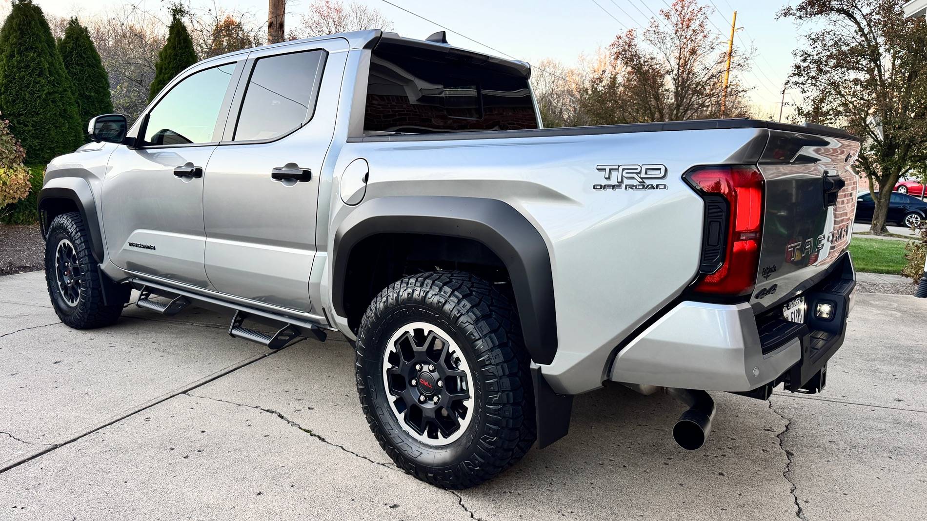 2024 Tacoma New tires and steps: 33” Nitto Ridge Grappler tires and predator steps IMG_1552