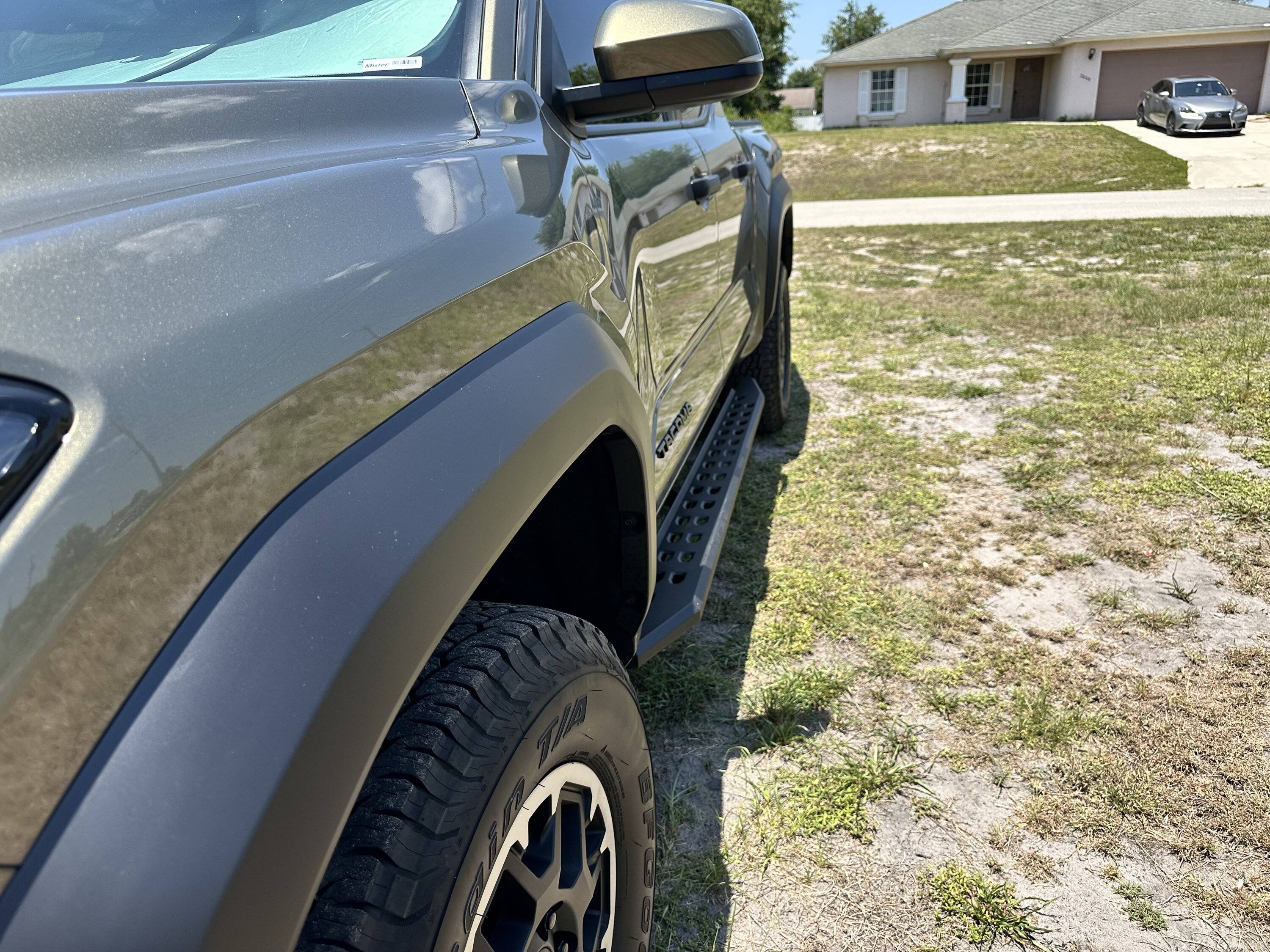 2024 Tacoma Go Rhino RB 30 slim running boards installed IMG_1563