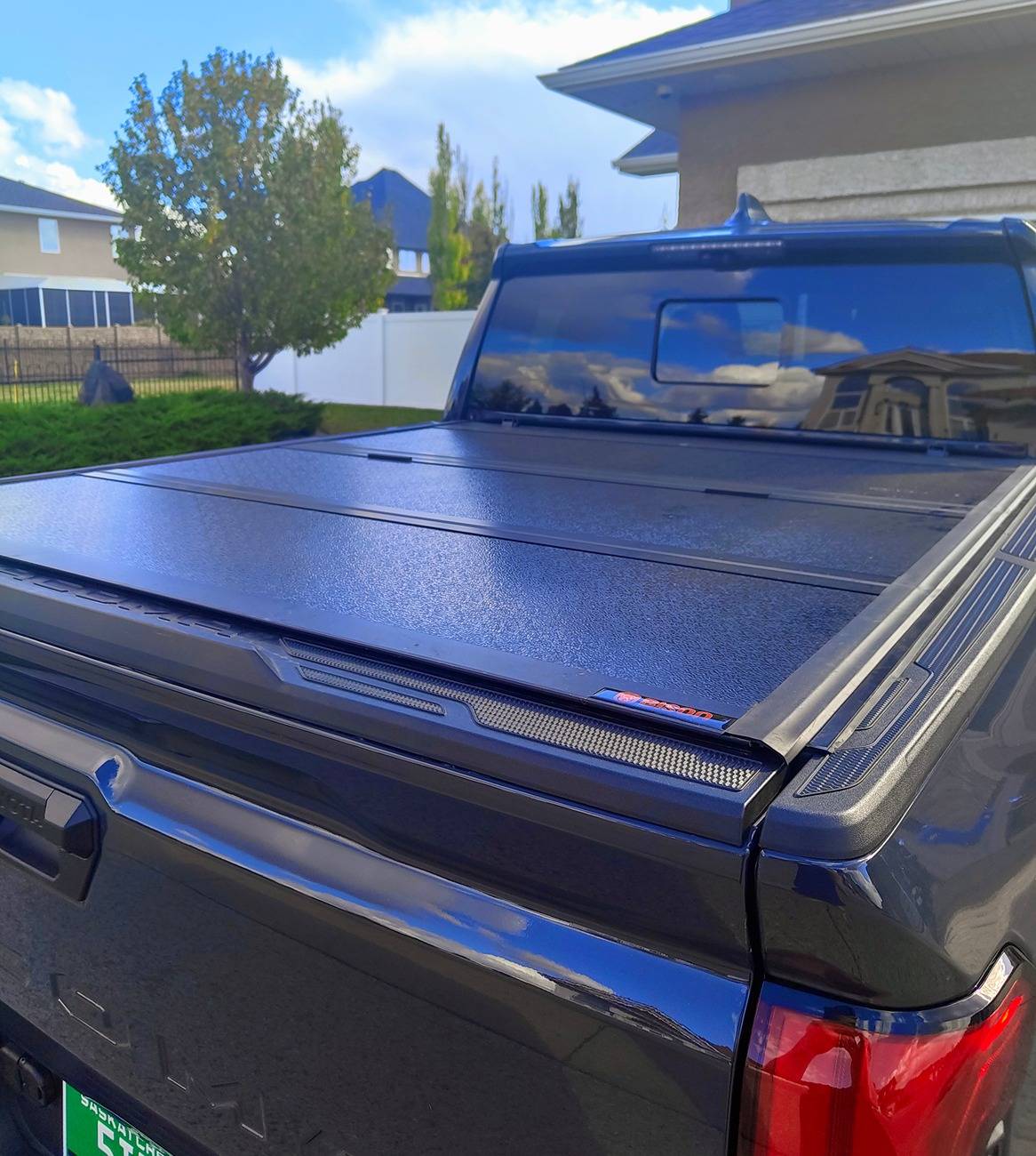 2024 Tacoma Bison Tonneau Hard TriFold Cover installed IMG_20240930_141446634~2