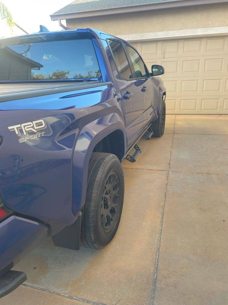 2024 Tacoma Muslogy Mud Guards for 4th Gen Tacoma released. My Installed Photos IMG_2359