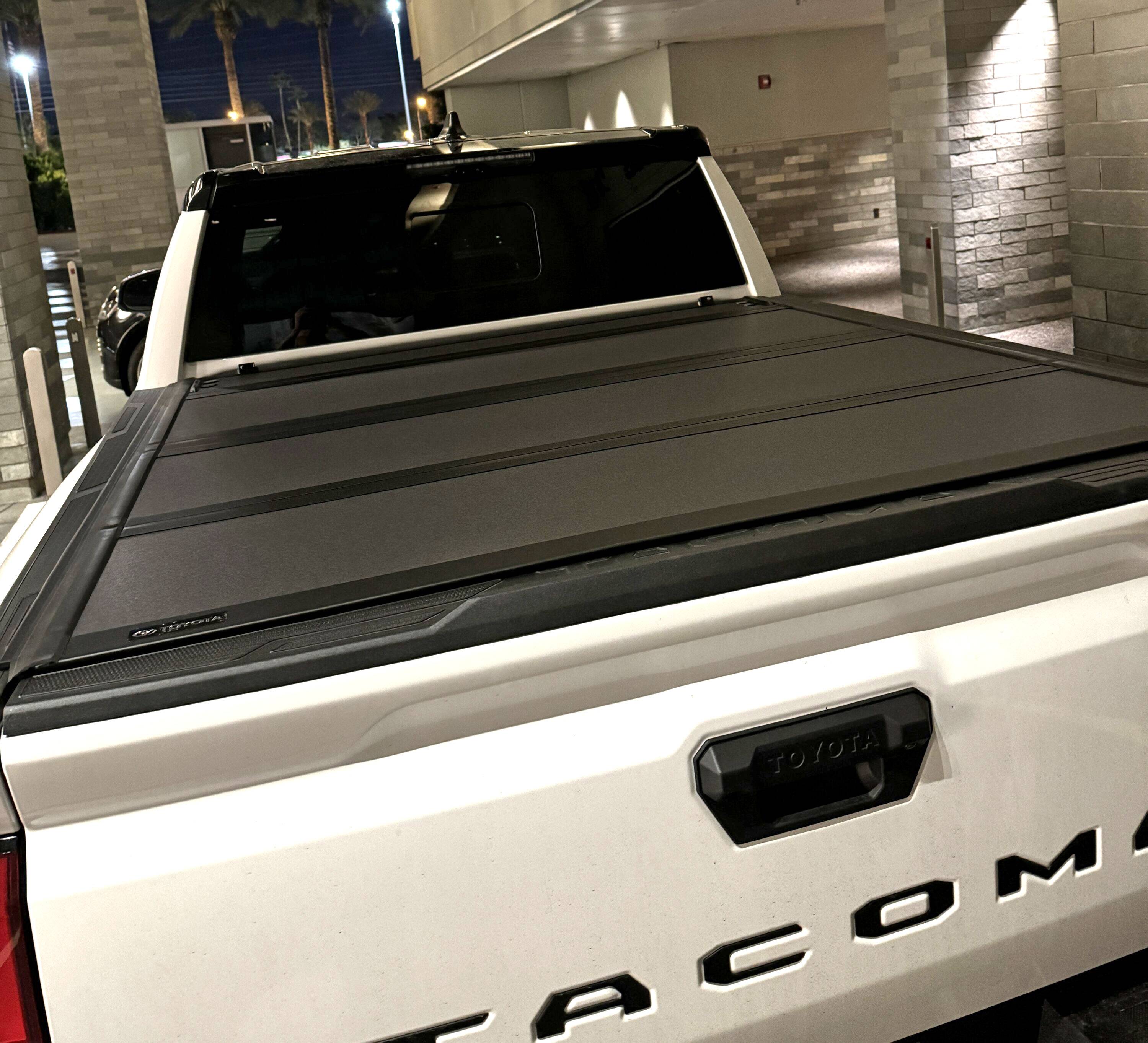 2024 Tacoma OEM Trifold Hard Tonneau Cover PT954-35240 installed on 2024 Tacoma IMG_2432