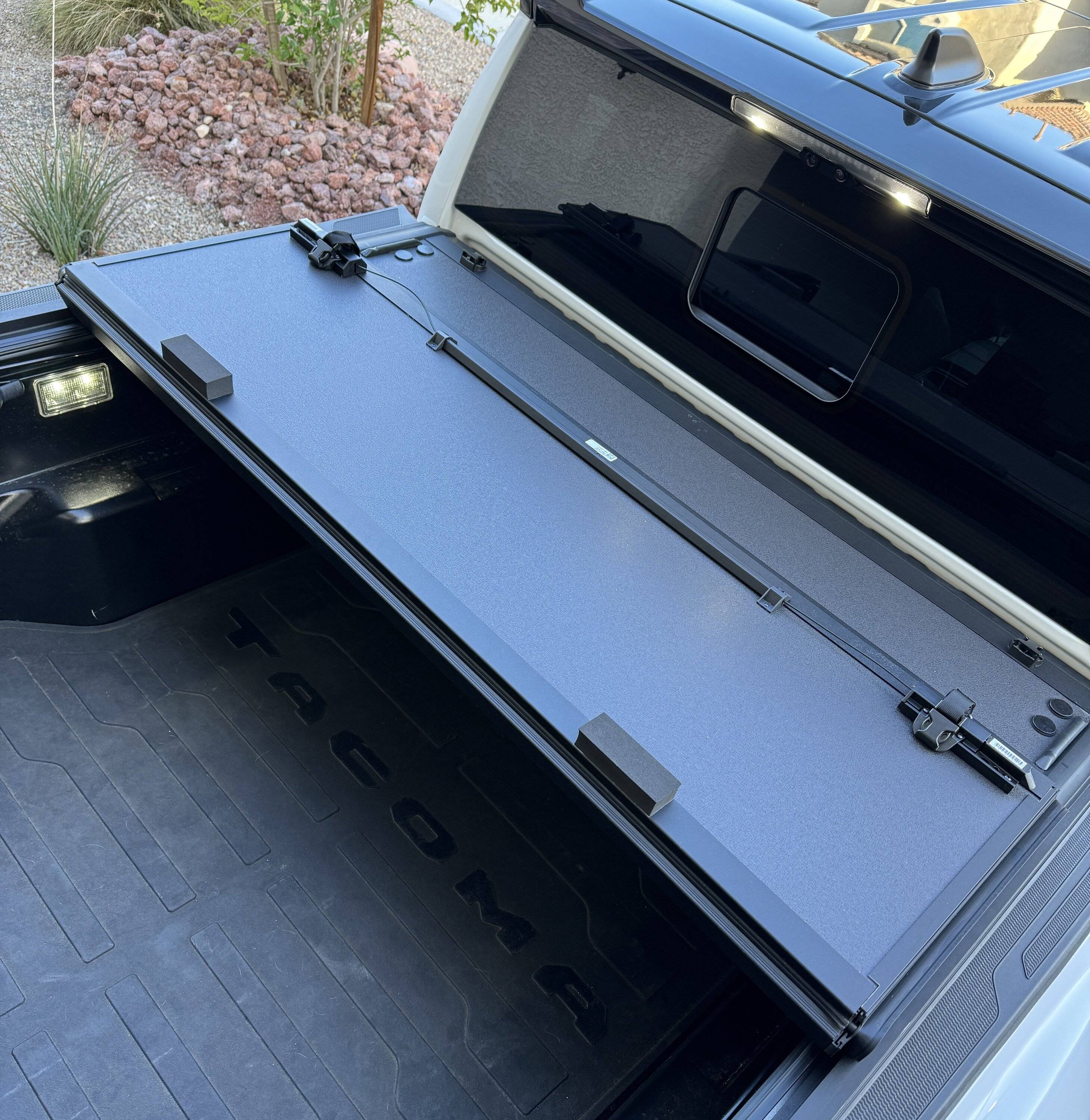 2024 Tacoma OEM Trifold Hard Tonneau Cover PT954-35240 installed on 2024 Tacoma IMG_2506