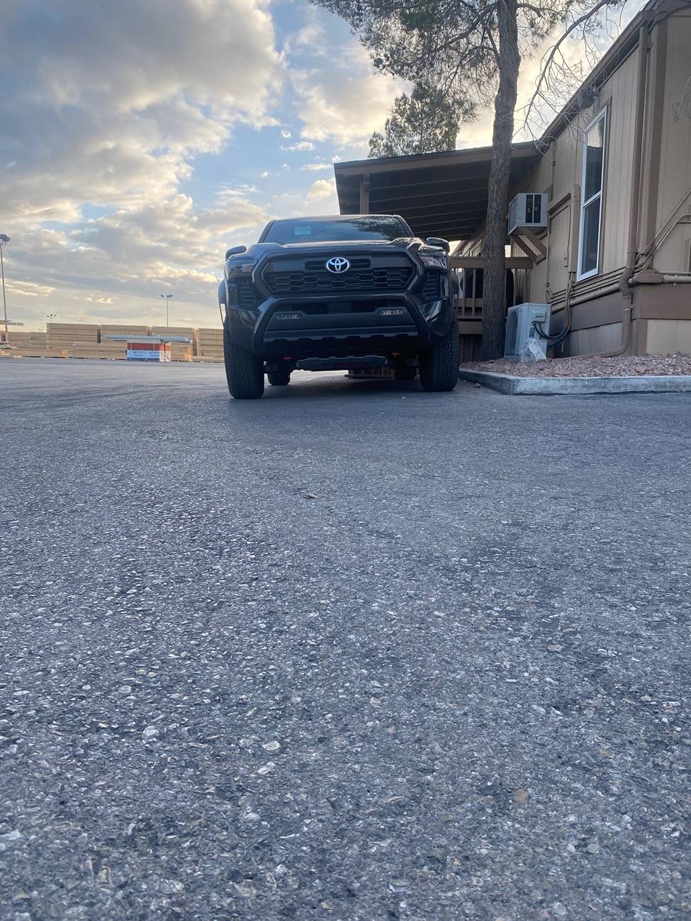 2024 Tacoma TRD Pro Front Skid Plate installed w/ Trailhunter Transfer Case Skid Plate on TRD Off-Road IMG_2923