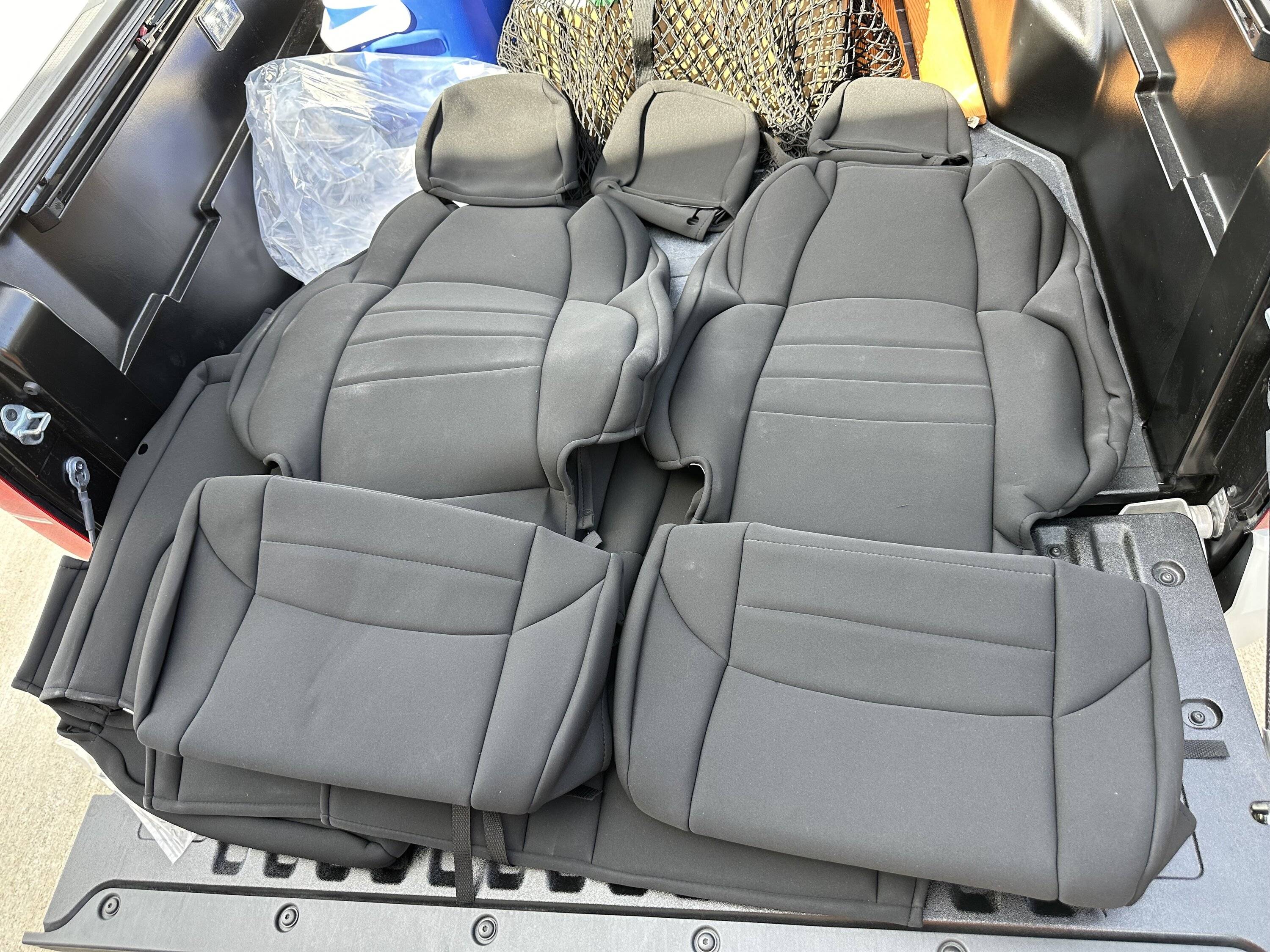 2024 Tacoma Wet Okole neoprene seat covers installed - AMA IMG_3350