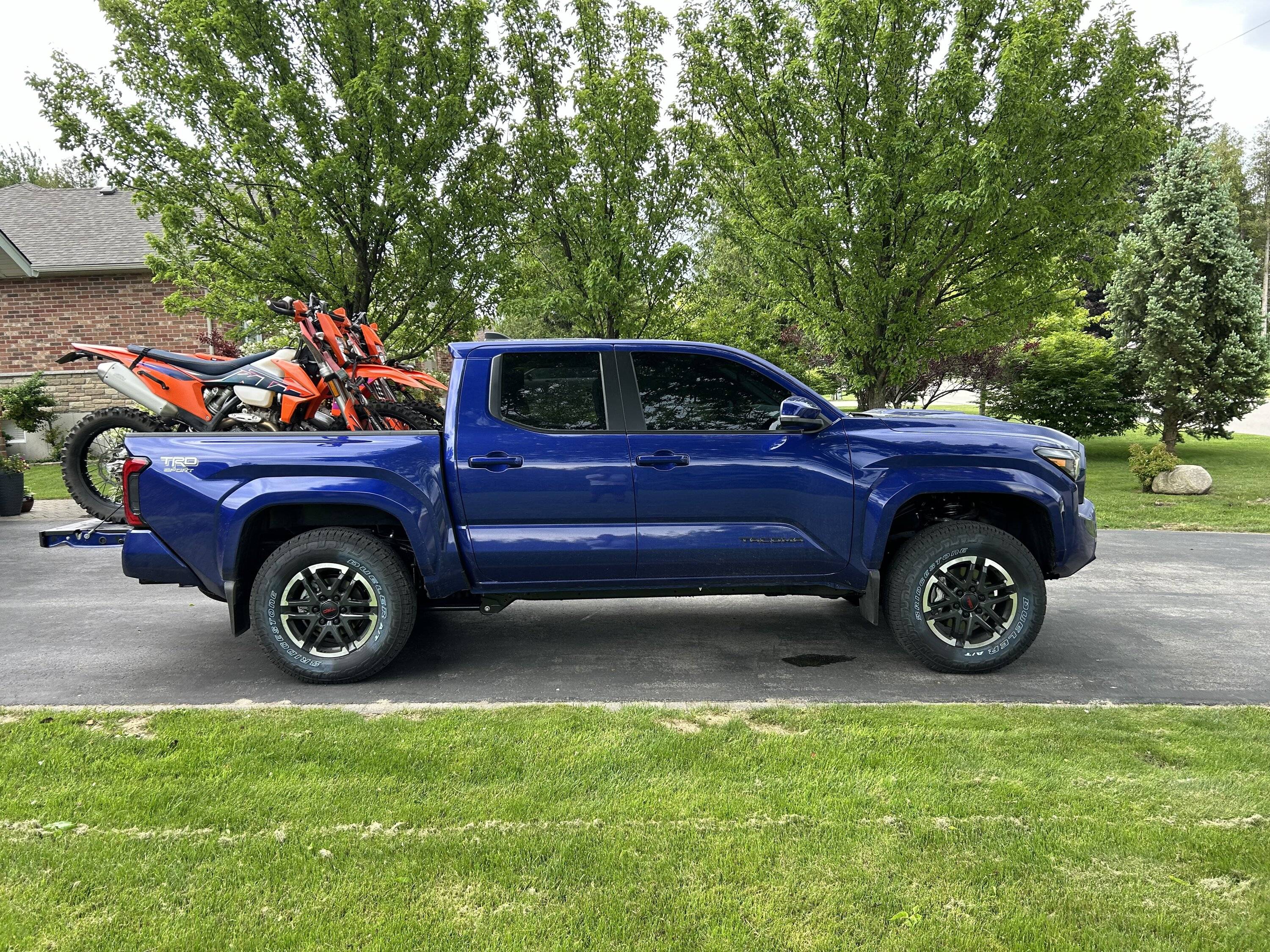 2024 Tacoma Ready to Ride! Hauling Dirt Bikes IMG_3889