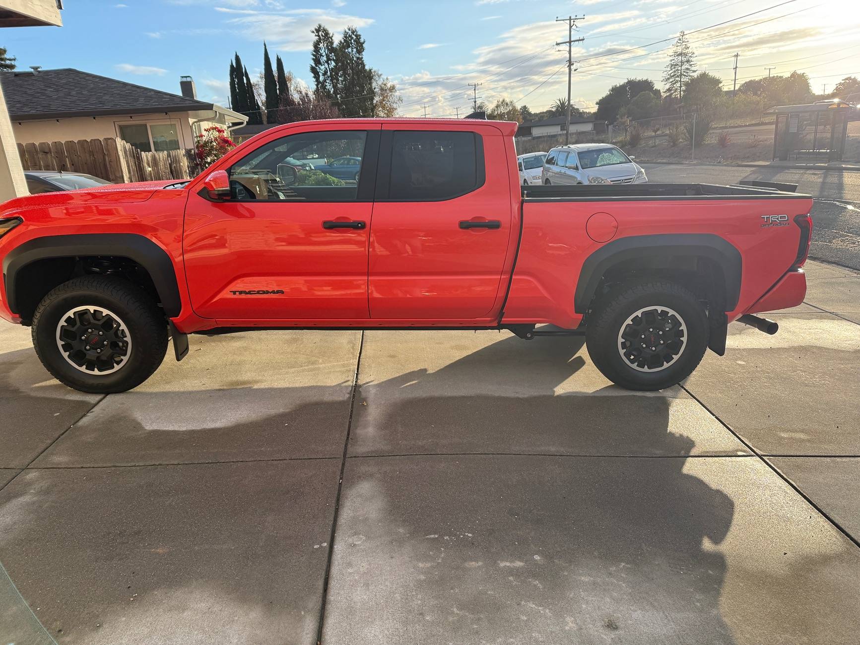 2024 Tacoma Skinny Mudflaps = Rock Chips on Bed & Fender Flares IMG_3954