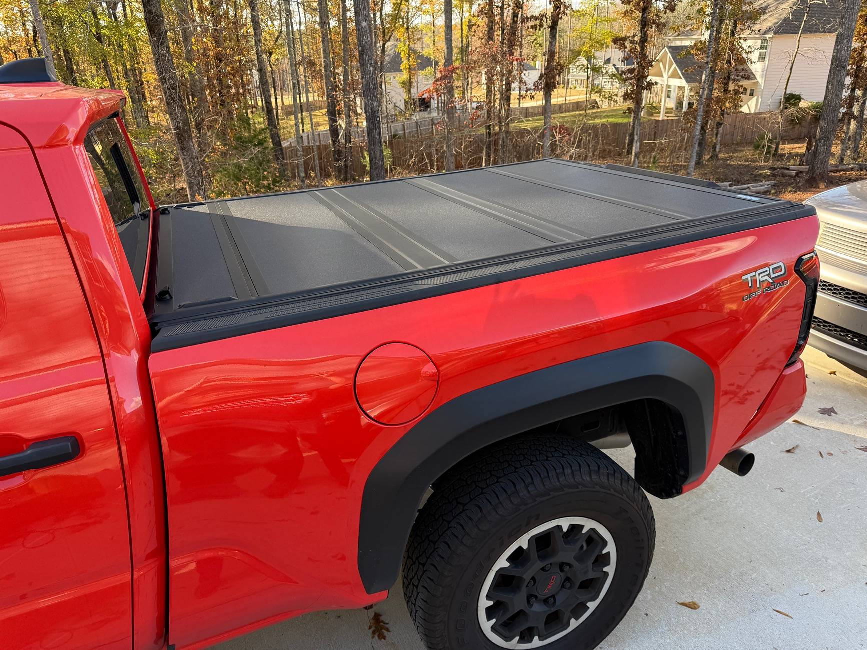 2024 Tacoma OEM Trifold Hard Tonneau Cover PT954-35240 installed on 2024 Tacoma IMG_3973