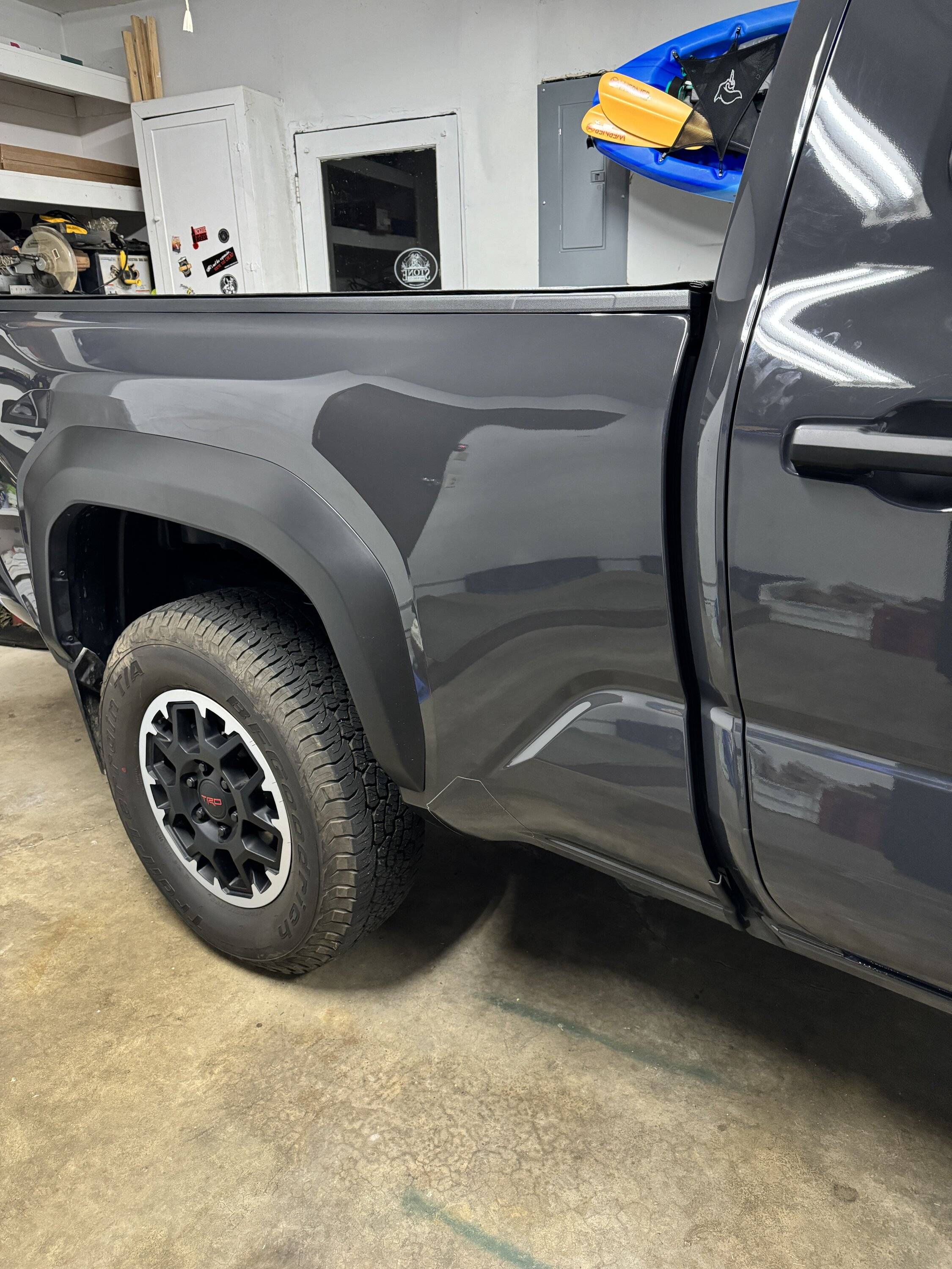 2024 Tacoma TruXedo Sentry roll-up tonneau cover installed IMG_4089