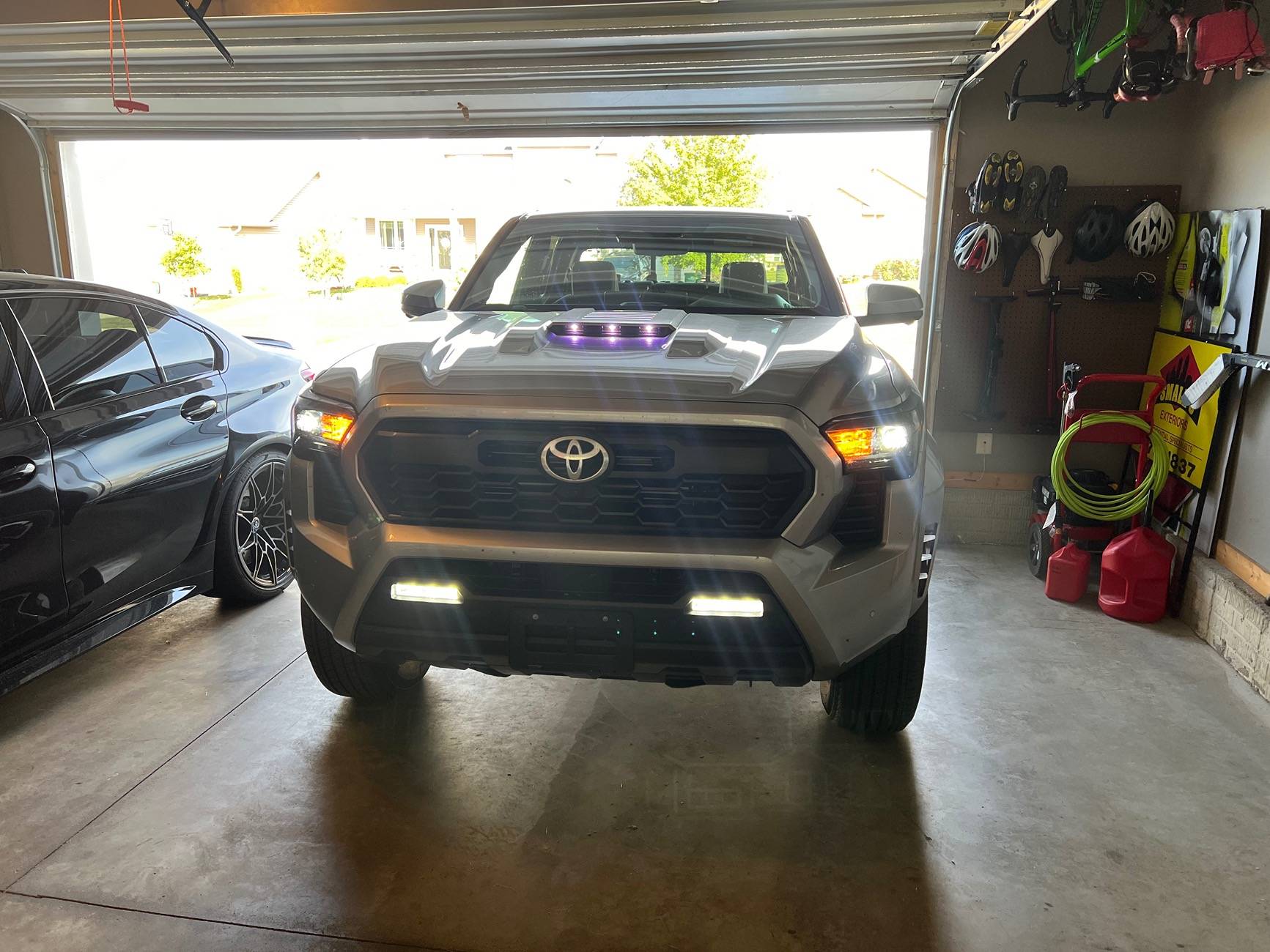 2024 Tacoma Hood Scoop LEDs IMG_4148