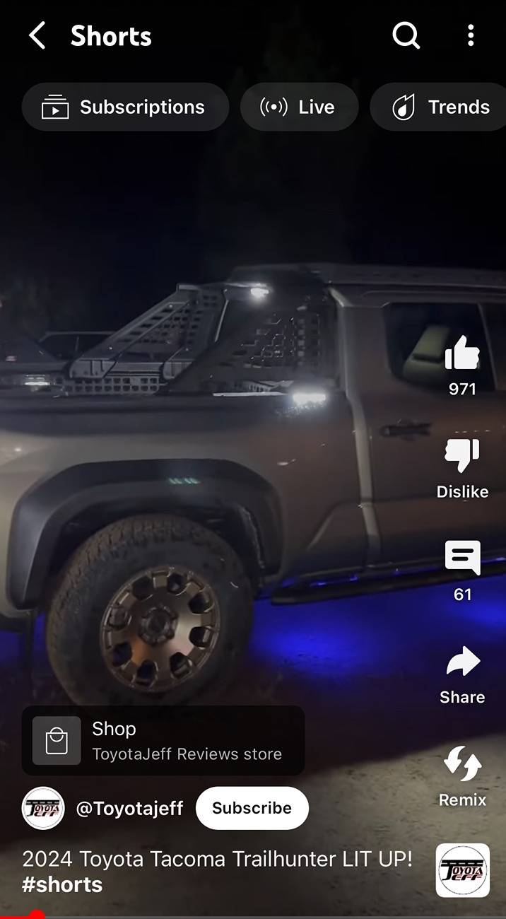 2024 Tacoma Bed Scene Lighting… worth the $599? IMG_4270