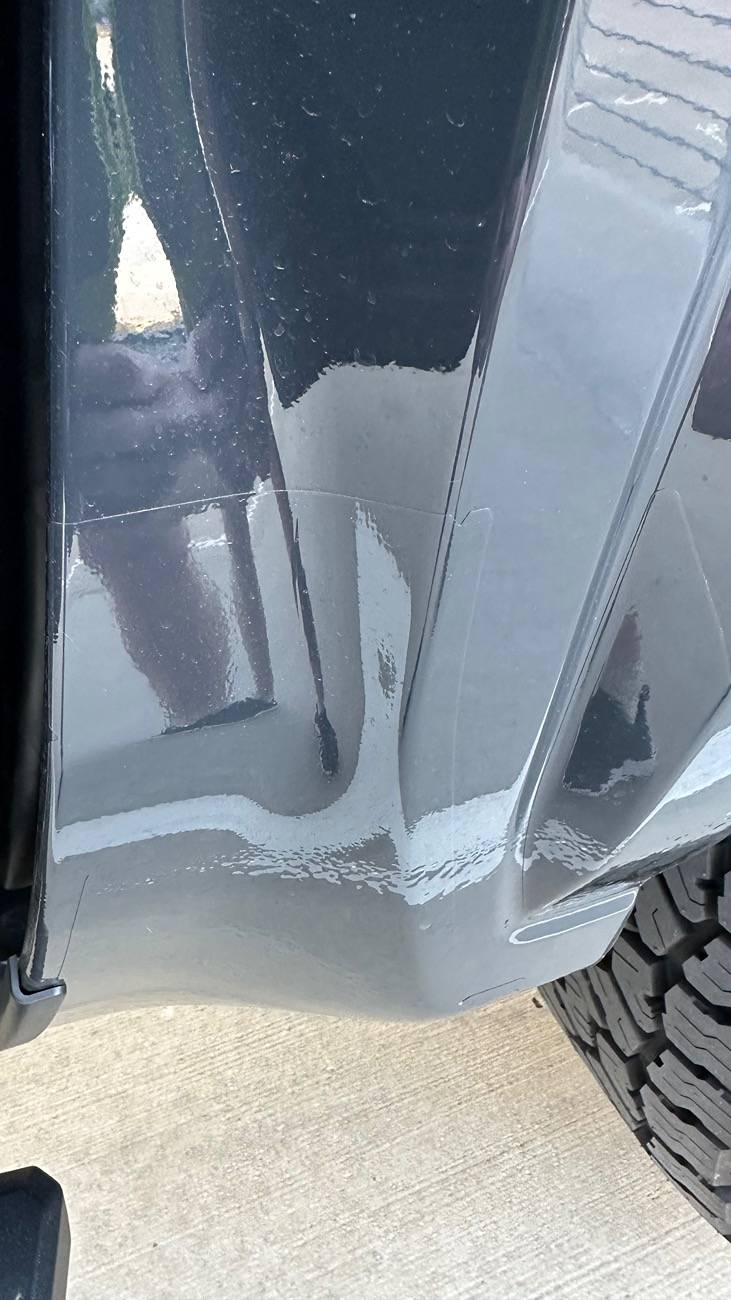 2024 Tacoma Protective film on fender of 2025 Tacoma IMG_4784