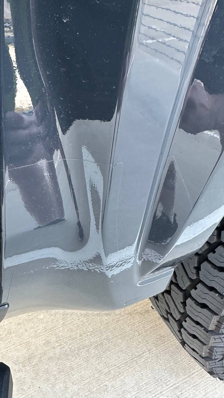 2024 Tacoma Protective film on fender of 2025 Tacoma IMG_4785