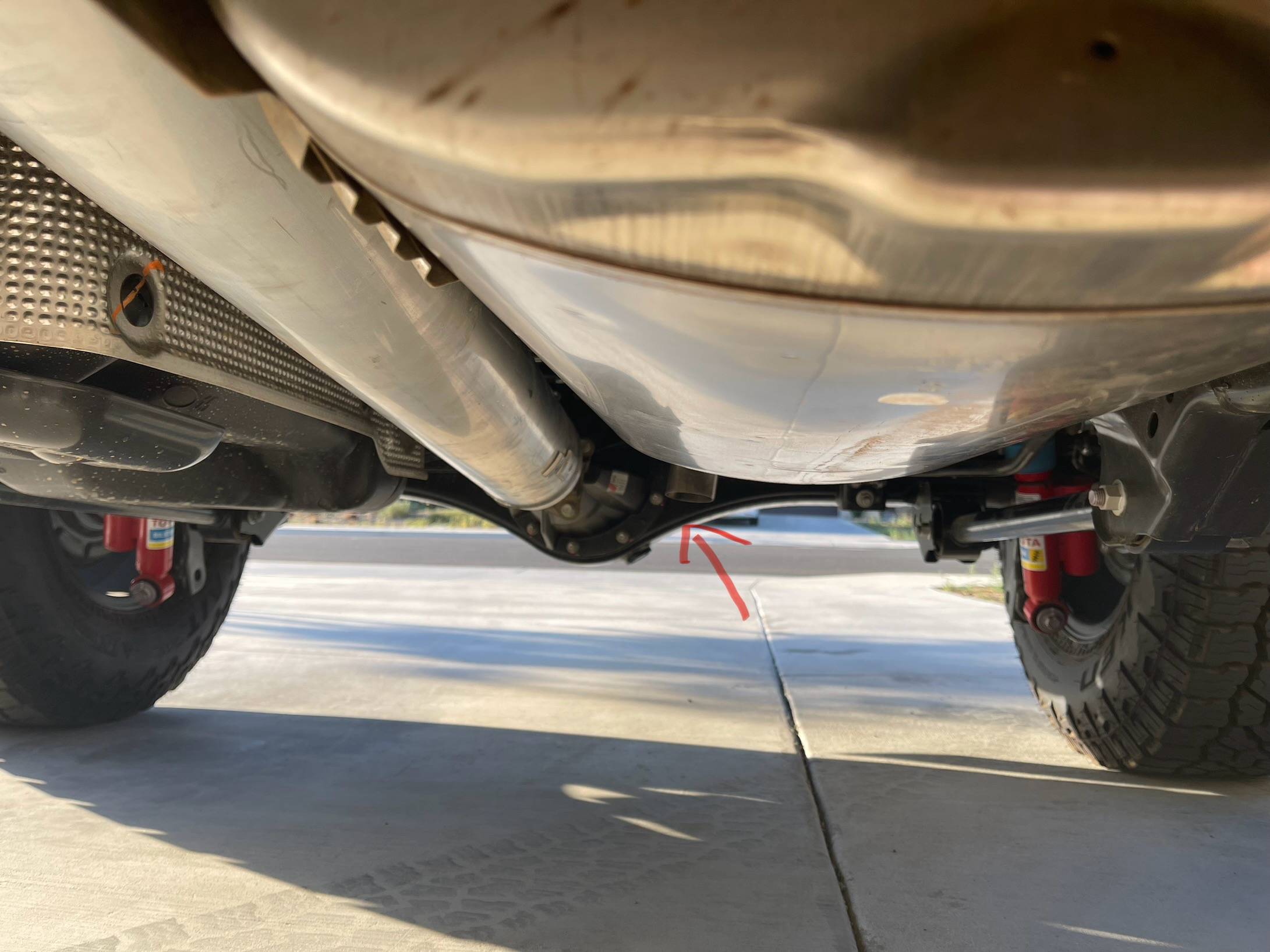 2024 Tacoma Had the off-road exhaust pipe made from stock (cut and re-welded hanger) IMG_4790