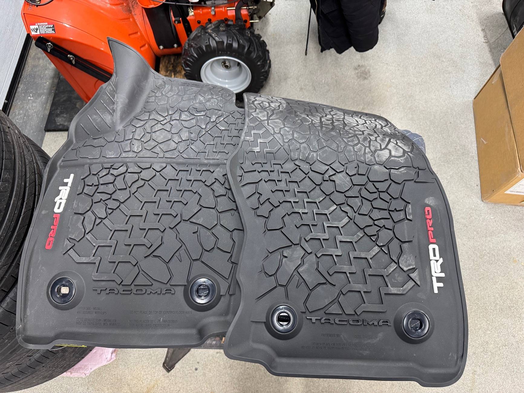 2024 Tacoma TRD Pro Factory Floor Mats? IMG_5196