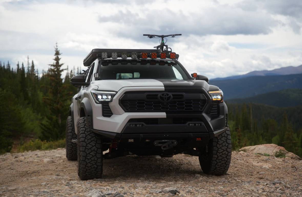 2024 Tacoma Limited and up head lights vs TRD Off-road and down head lights. IMG_5590