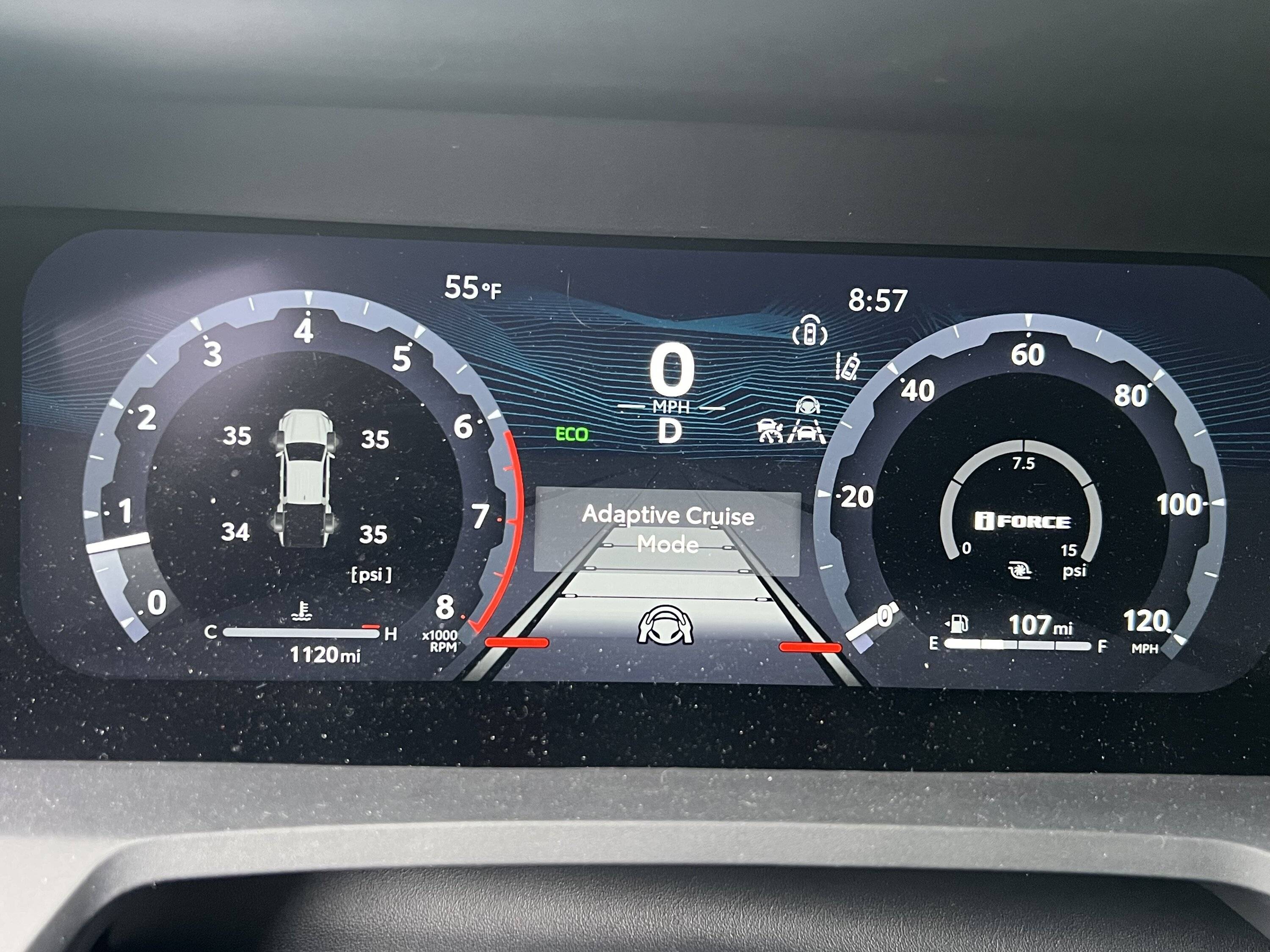 2024 Tacoma Instrument Cluster Set Up (Changes On Its Own) IMG_5697