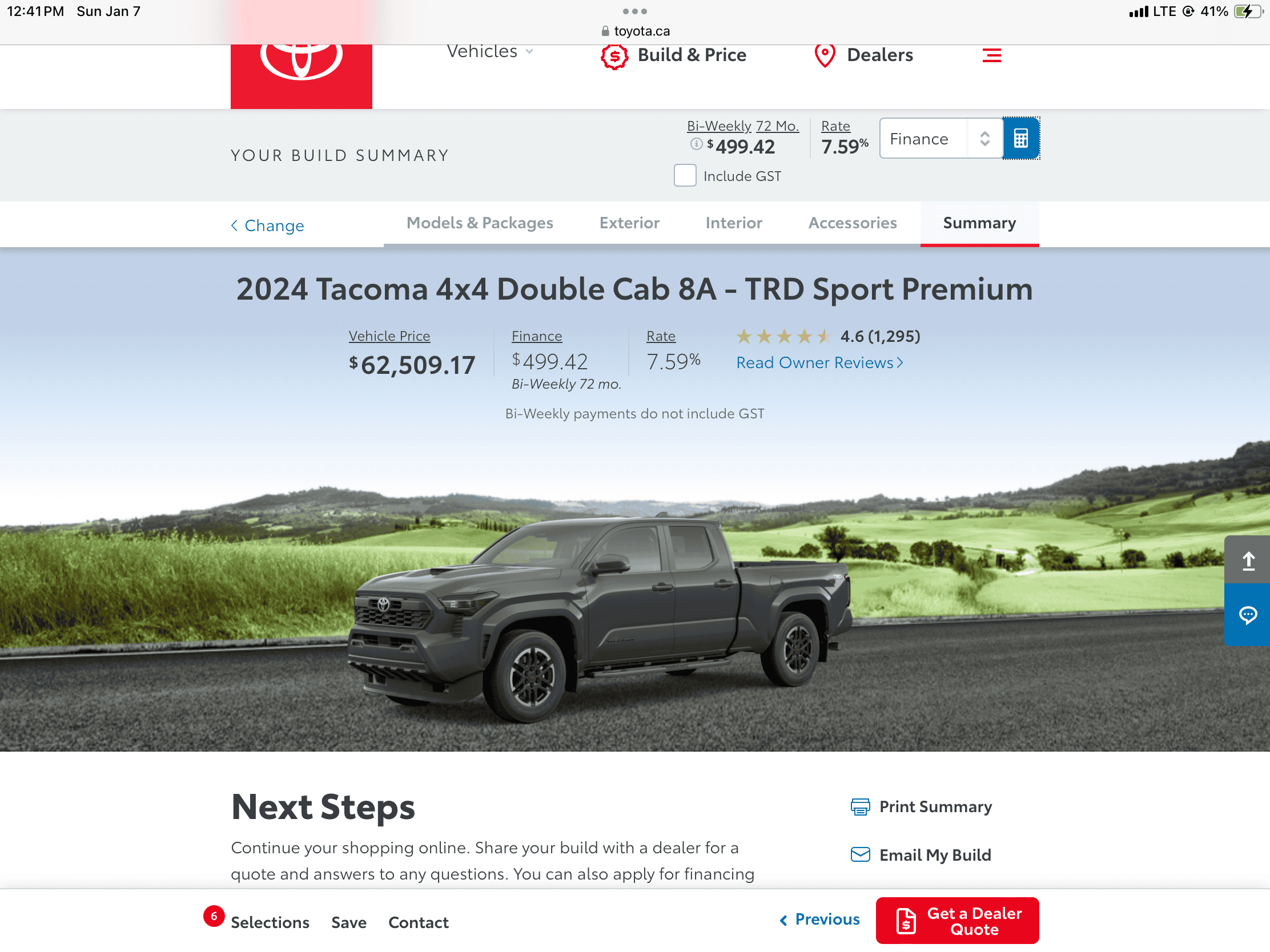 2024 Tacoma Update: CANADA 2024 Tacoma Build & Price Configurator Now Live! IMG_5951