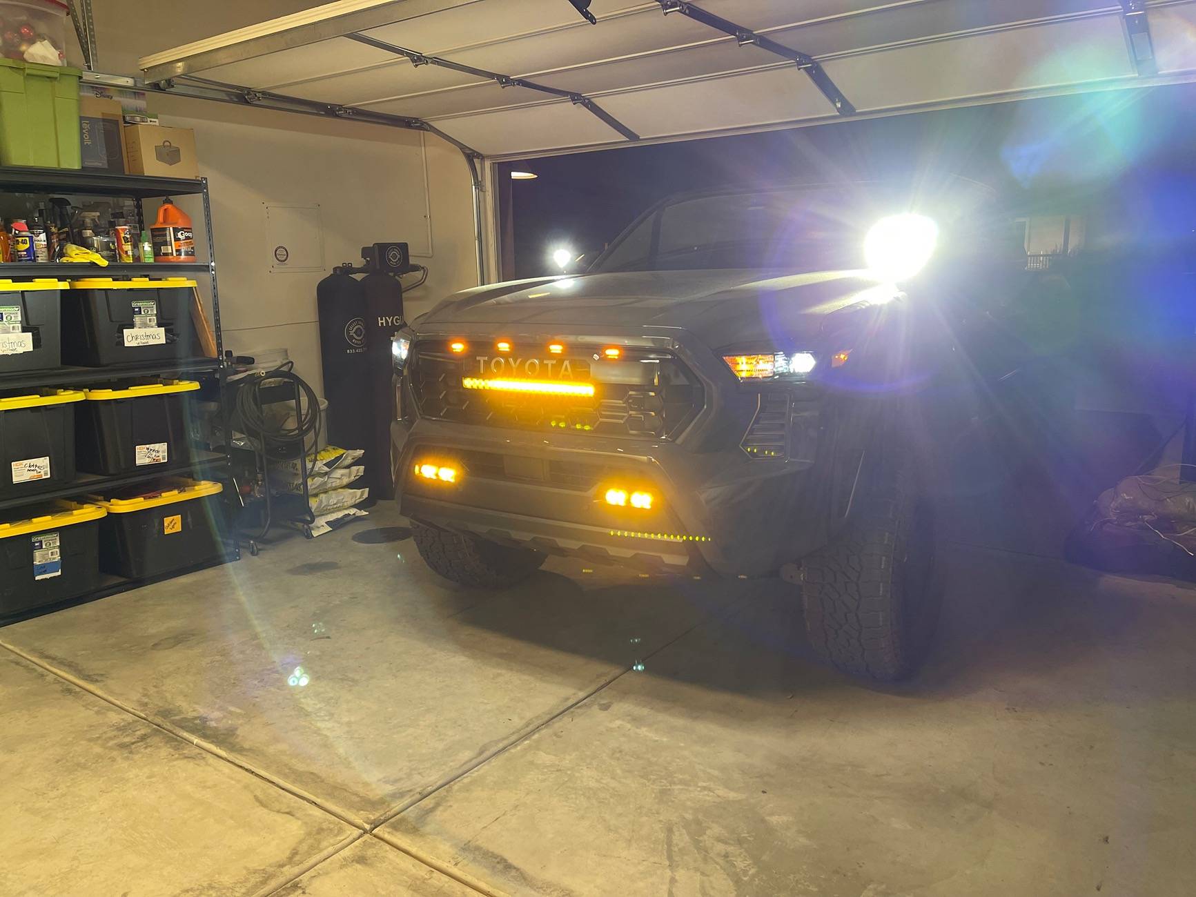 2024 Tacoma Installed Heretic light bar, Baja fog lights & Raptor lights in 2024 Tacoma TRD Pro grill IMG_6021