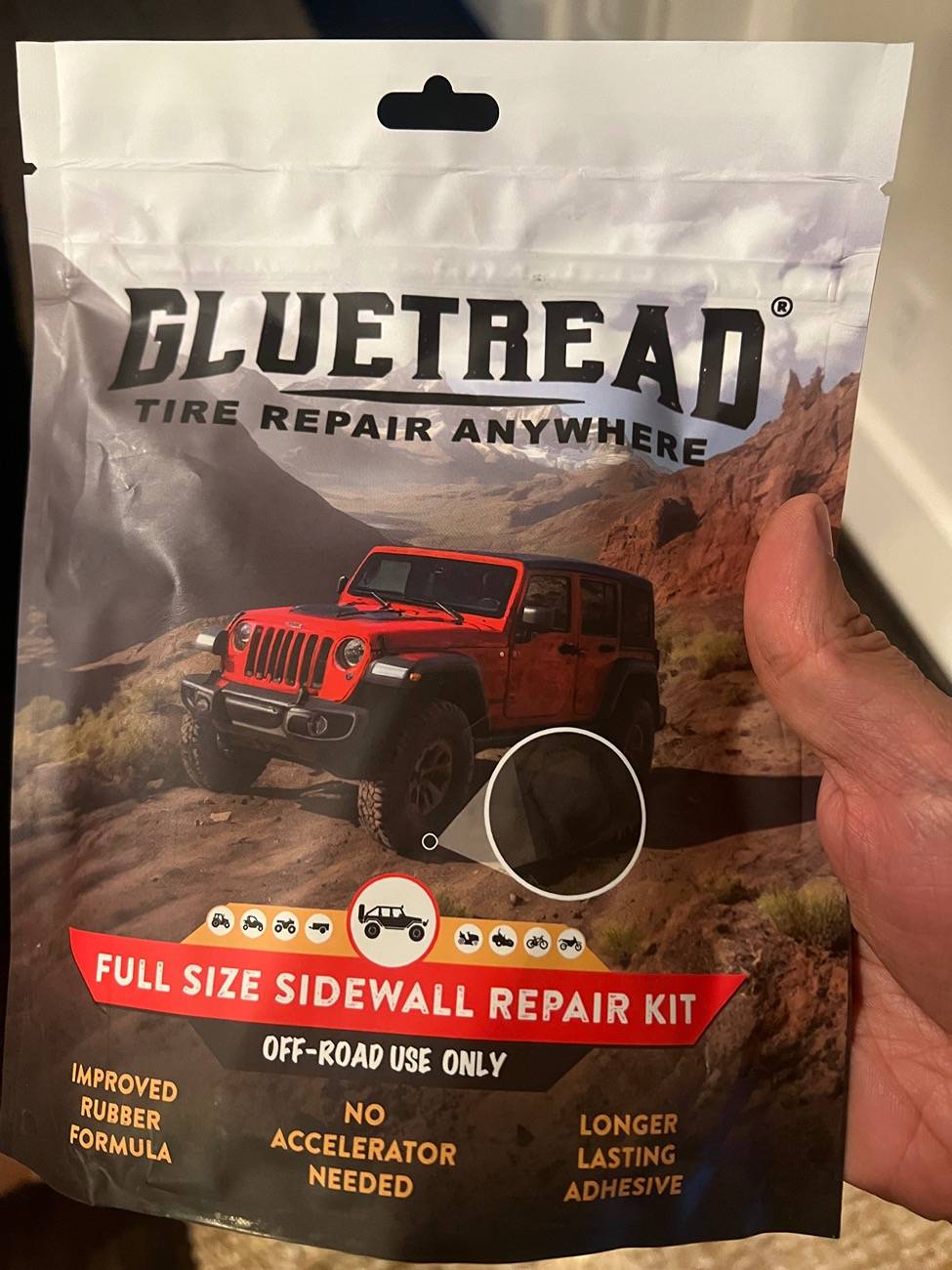 2024 Tacoma Sidewall patch kit - Gluetread IMG_6184