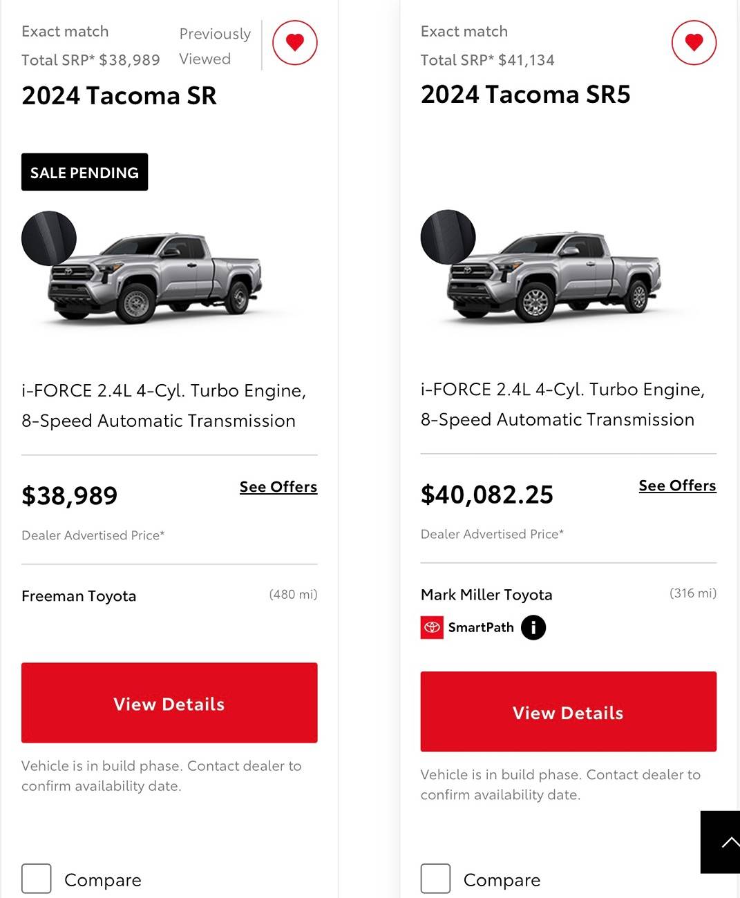 2024 Tacoma SR/SR5 XtraCab mechanical differences? IMG_6312