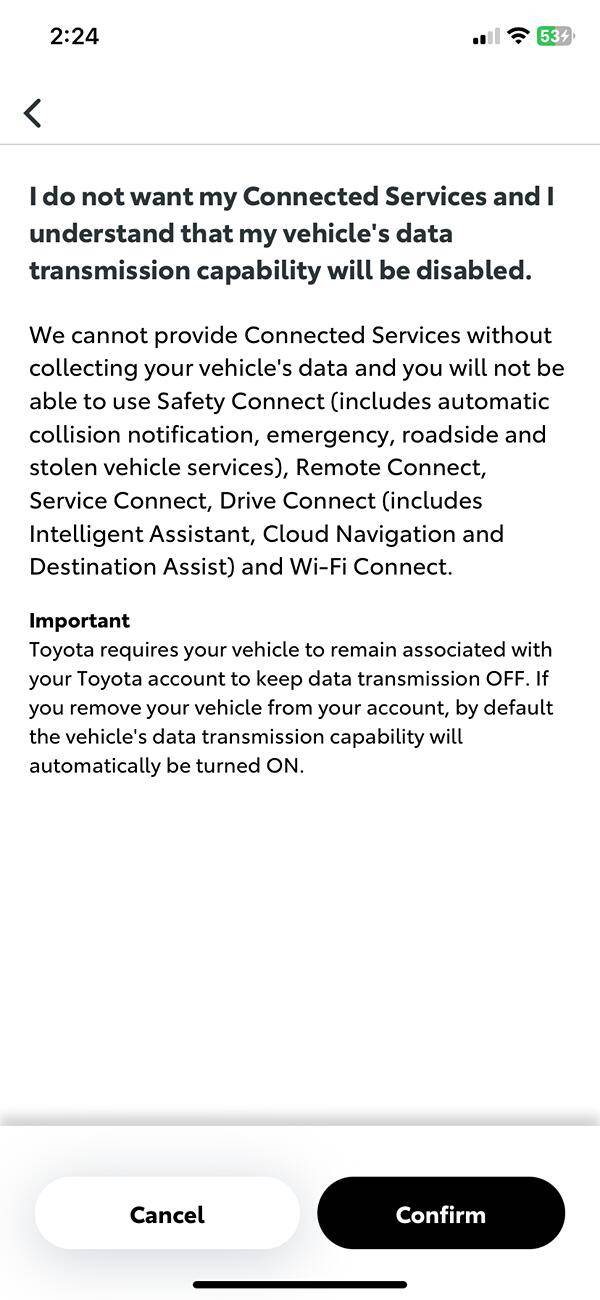 2024 Tacoma Toyota App Update IMG_6427