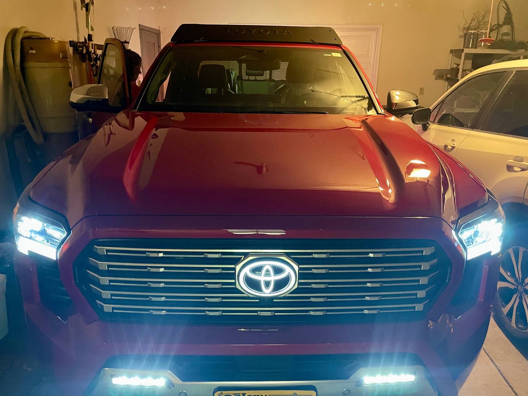 2024 Tacoma Illuminated Front Toyota Emblem (PT413-35240) - anyone install on front grill yet? IMG_6575