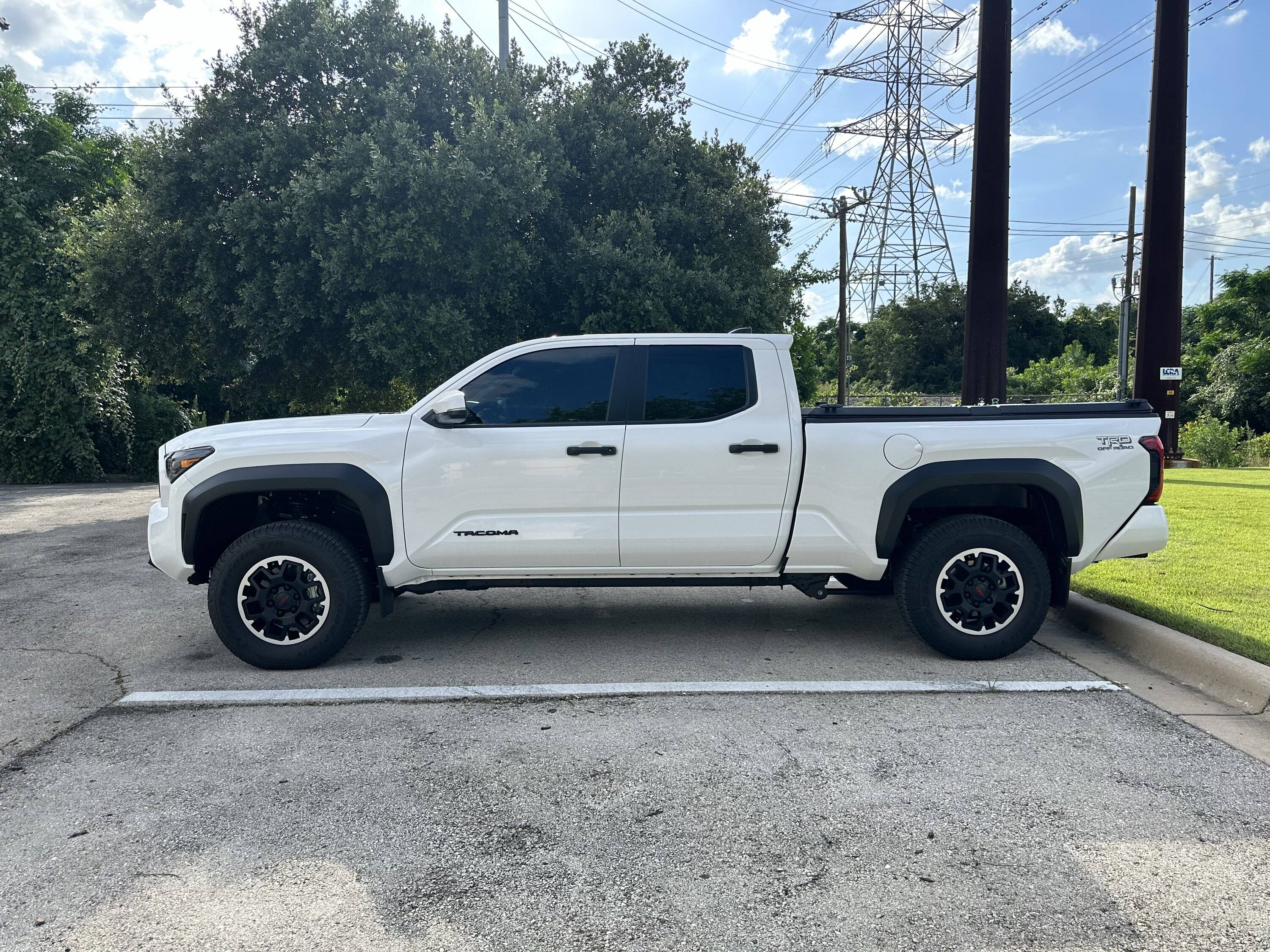 2024 Tacoma Peak Suspension 2 Piece Trail Lift Kit installed on 2024 Tacoma Build (Supersonic Red) IMG_6686