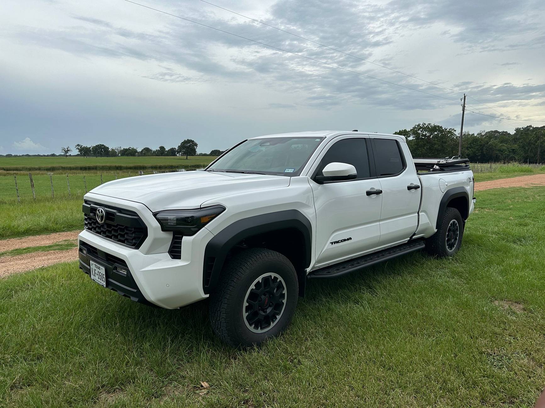 2024 Tacoma Peak Suspension 2 Piece Trail Lift Kit installed on 2024 Tacoma Build (Supersonic Red) IMG_6805