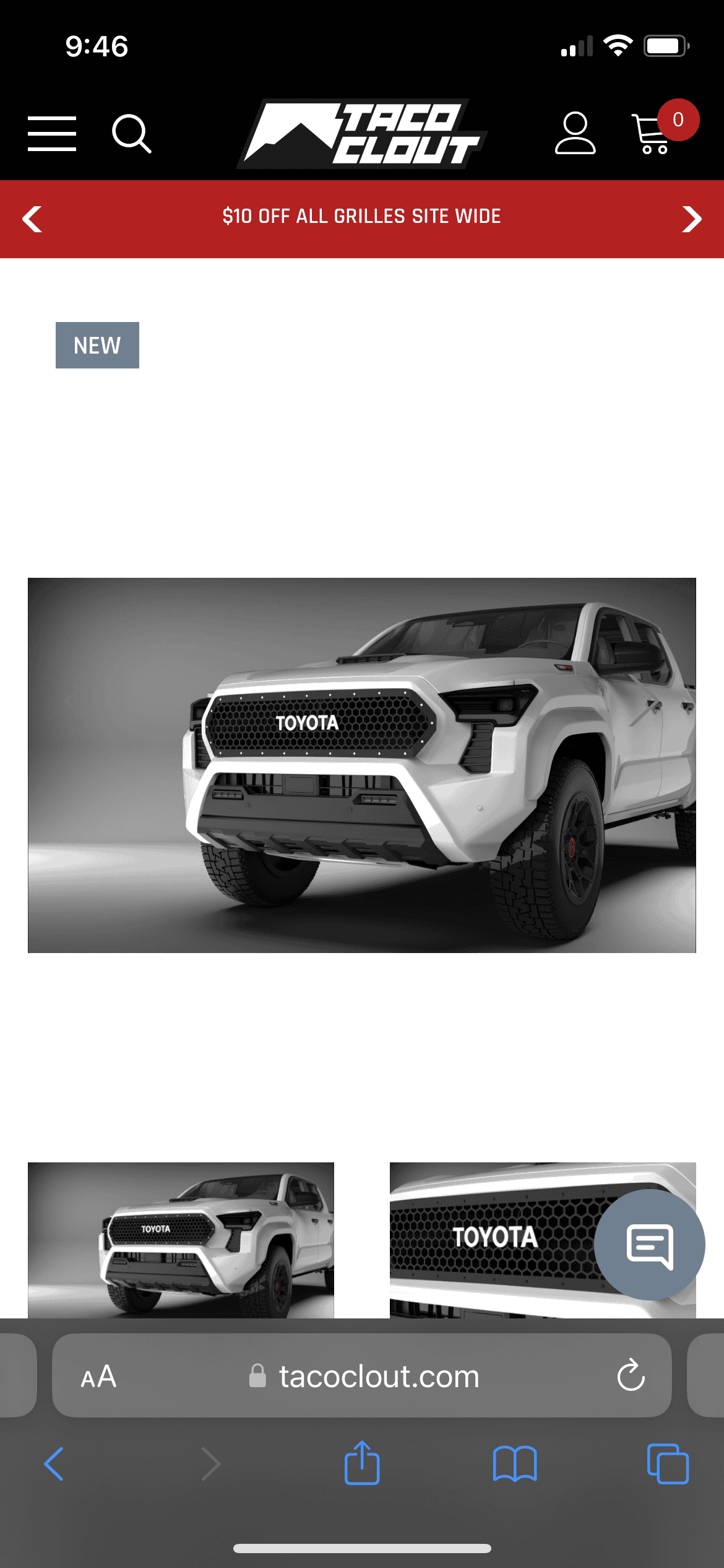 2024 Tacoma TRD PRO Grille (OEM Heritage) retrofit / replacement part for 2024 Tacomas IMG_6870